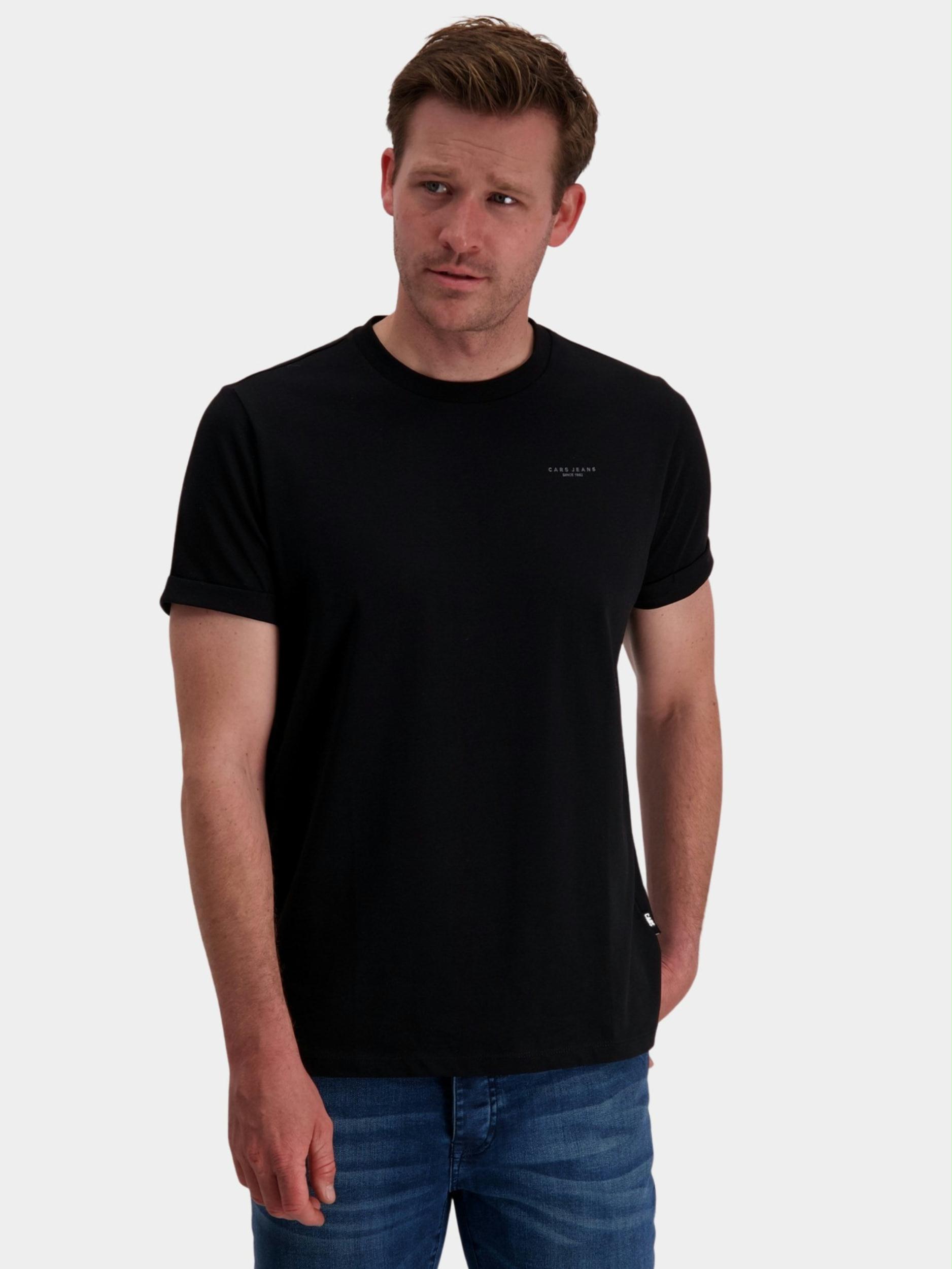 Cars Jeans T-shirt korte mouw Zwart Fester 64437/01