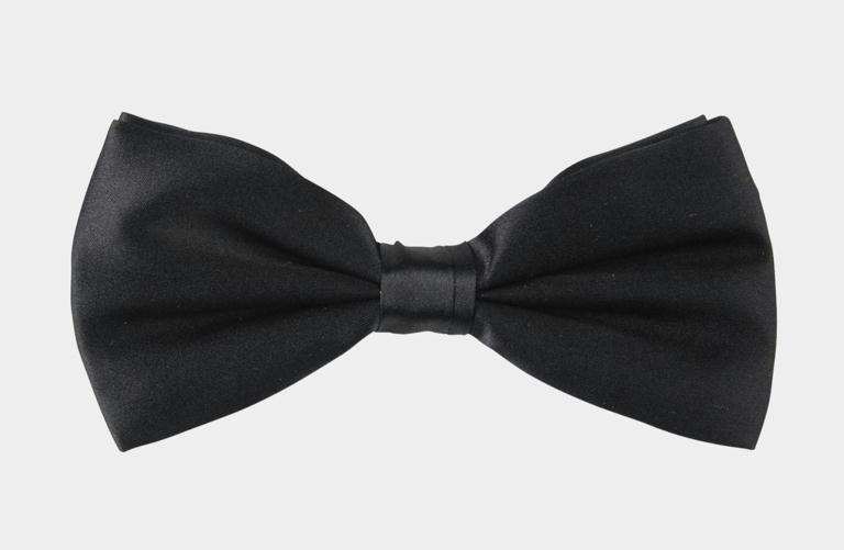 Michaelis Strik Zwart Strikje zwart zijde PNNA00002/D