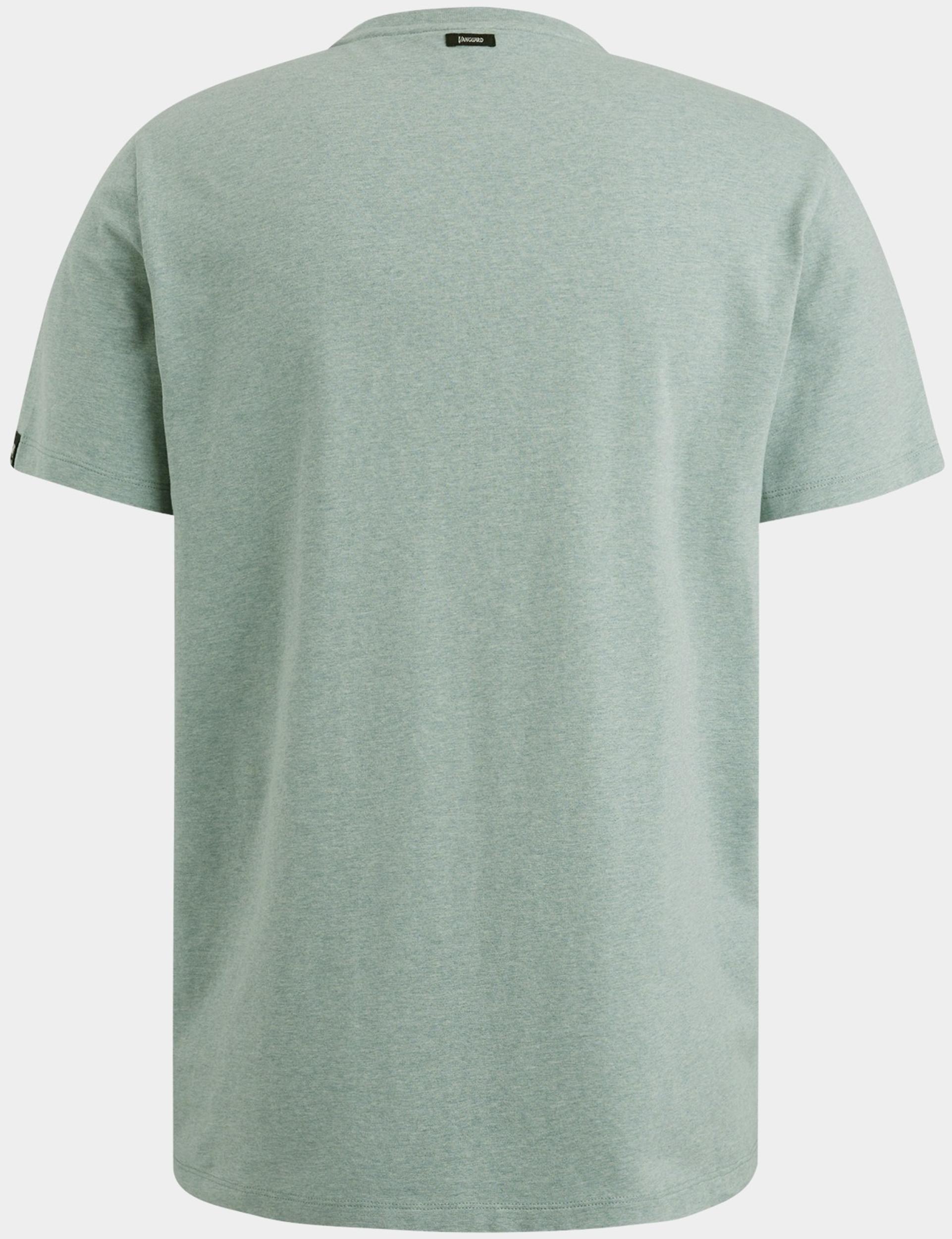 Vanguard T-shirt korte mouw Groen R-neck cotton elastan jersey VTSS2503510/6023