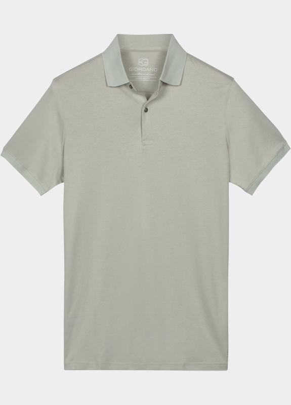 Giordano Polo heren Groen Lino Short Sleeve Polo Liquid 616578/71