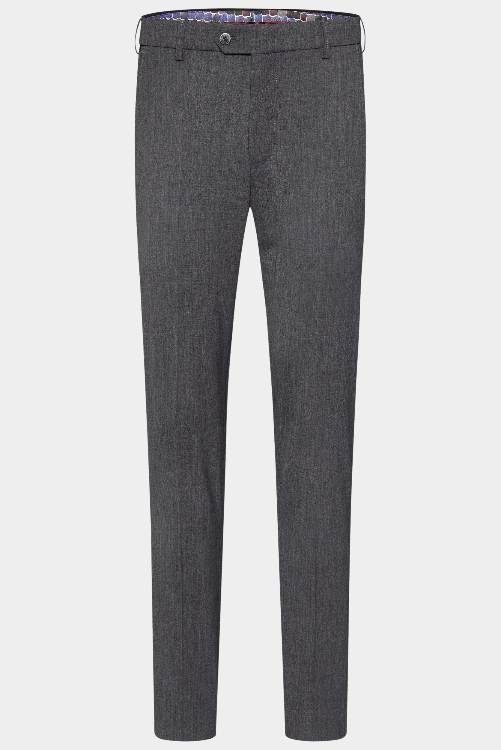 Meyer Wollen Pantalon Grijs pantalon bonn antraciet mf 1029250000/07