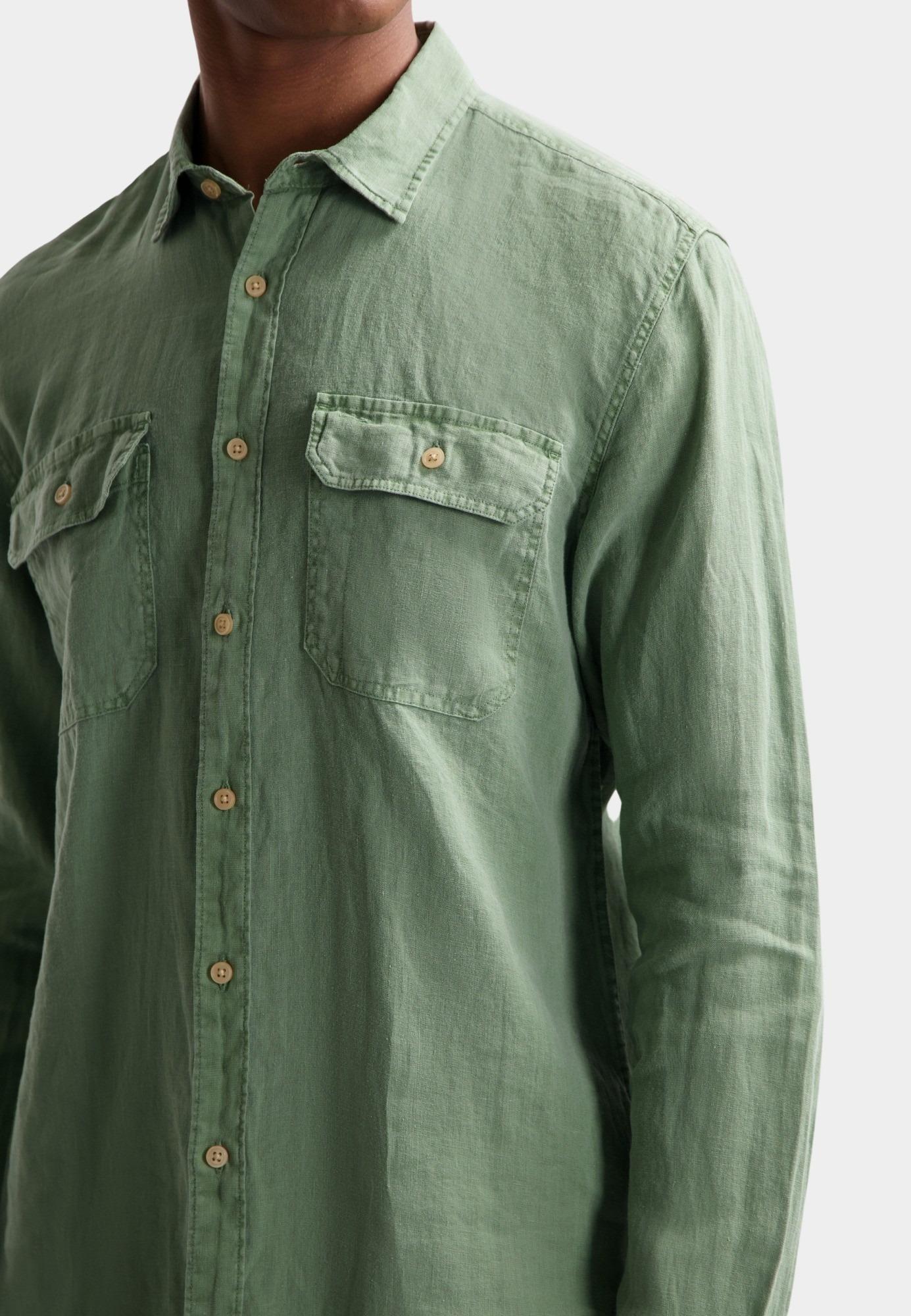 Dstrezzed Casual hemd lange mouw Groen DS_Samson Casual Shirt 303804/509