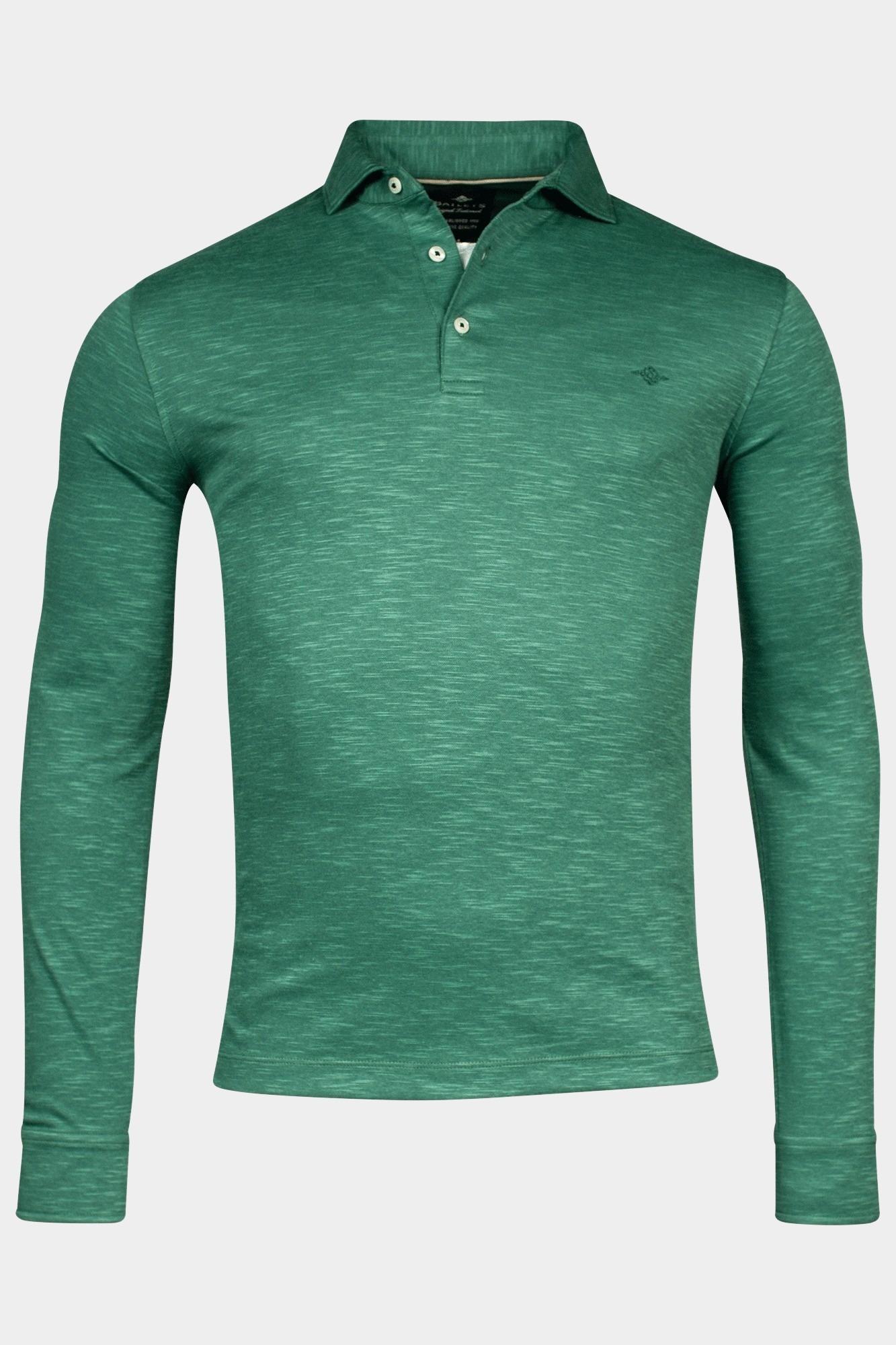 Baileys Polo lange mouw Groen Poloshirt Long Sleeves  2-ton 413480/74