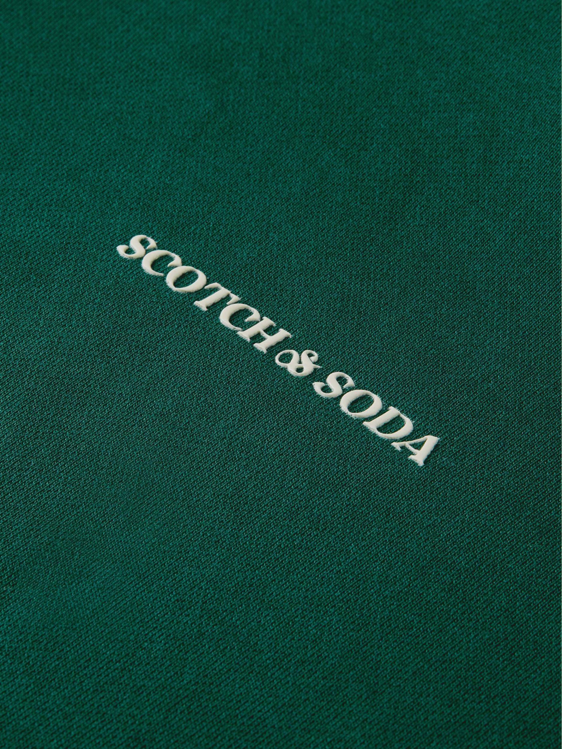 Scotch & Soda Sweater Groen Unisex Hoodie in Organic Cotto 169406/0217