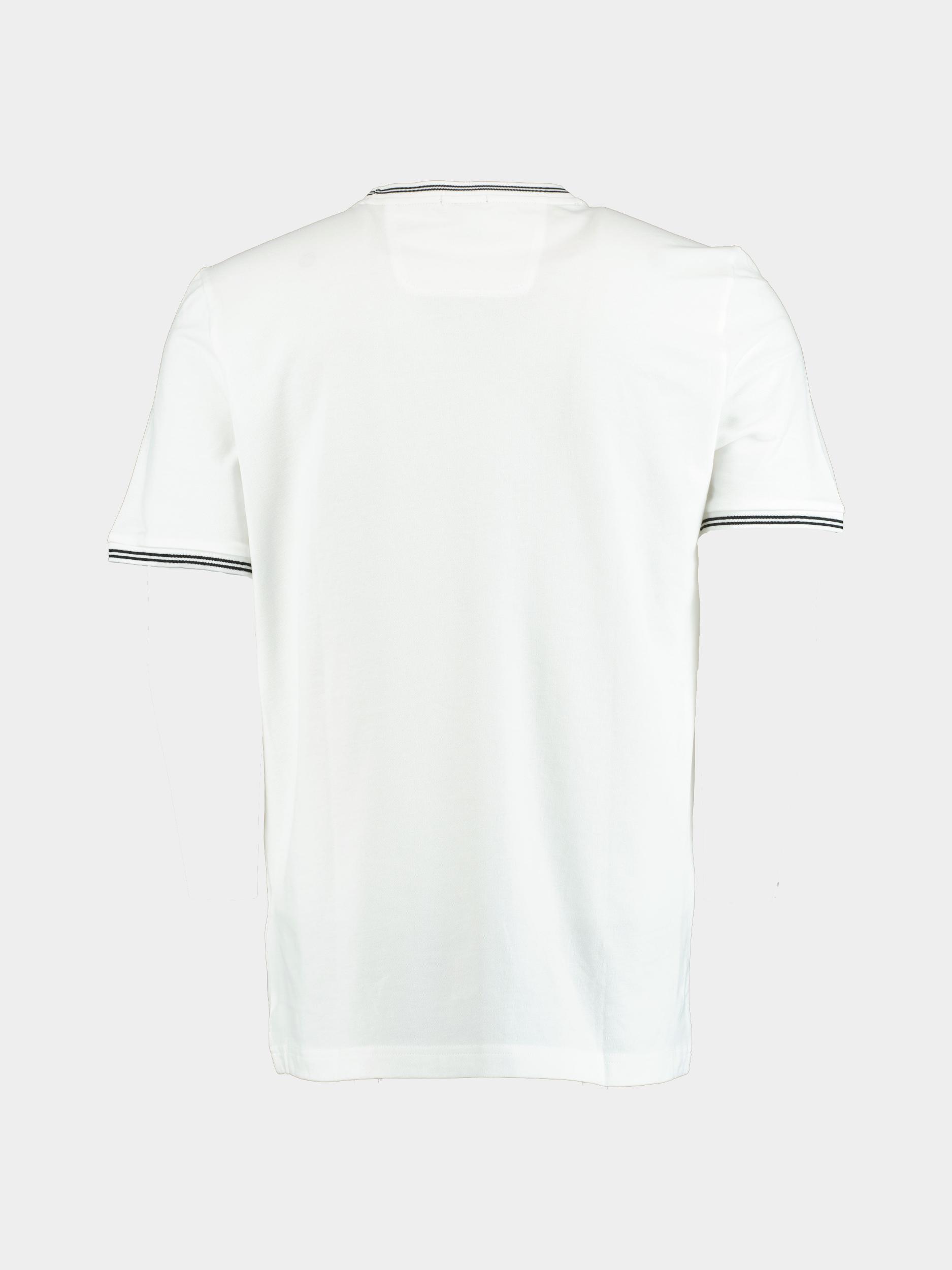 BOSS Green T-shirt korte mouw Wit Taul 10255848 01 50521245/100