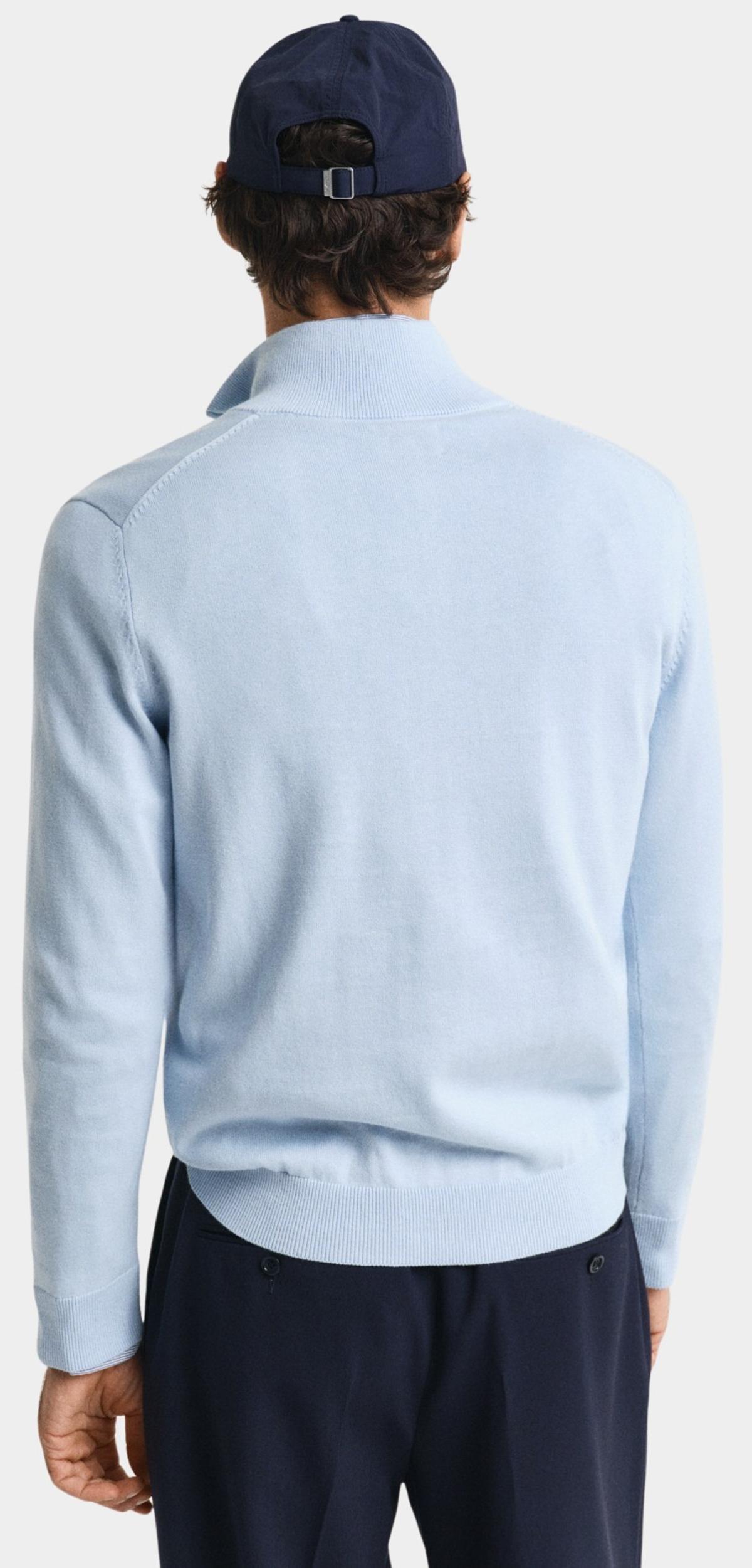 Gant Half Zip Blauw CLASSIC COTTON HALF ZIP 8030564/457