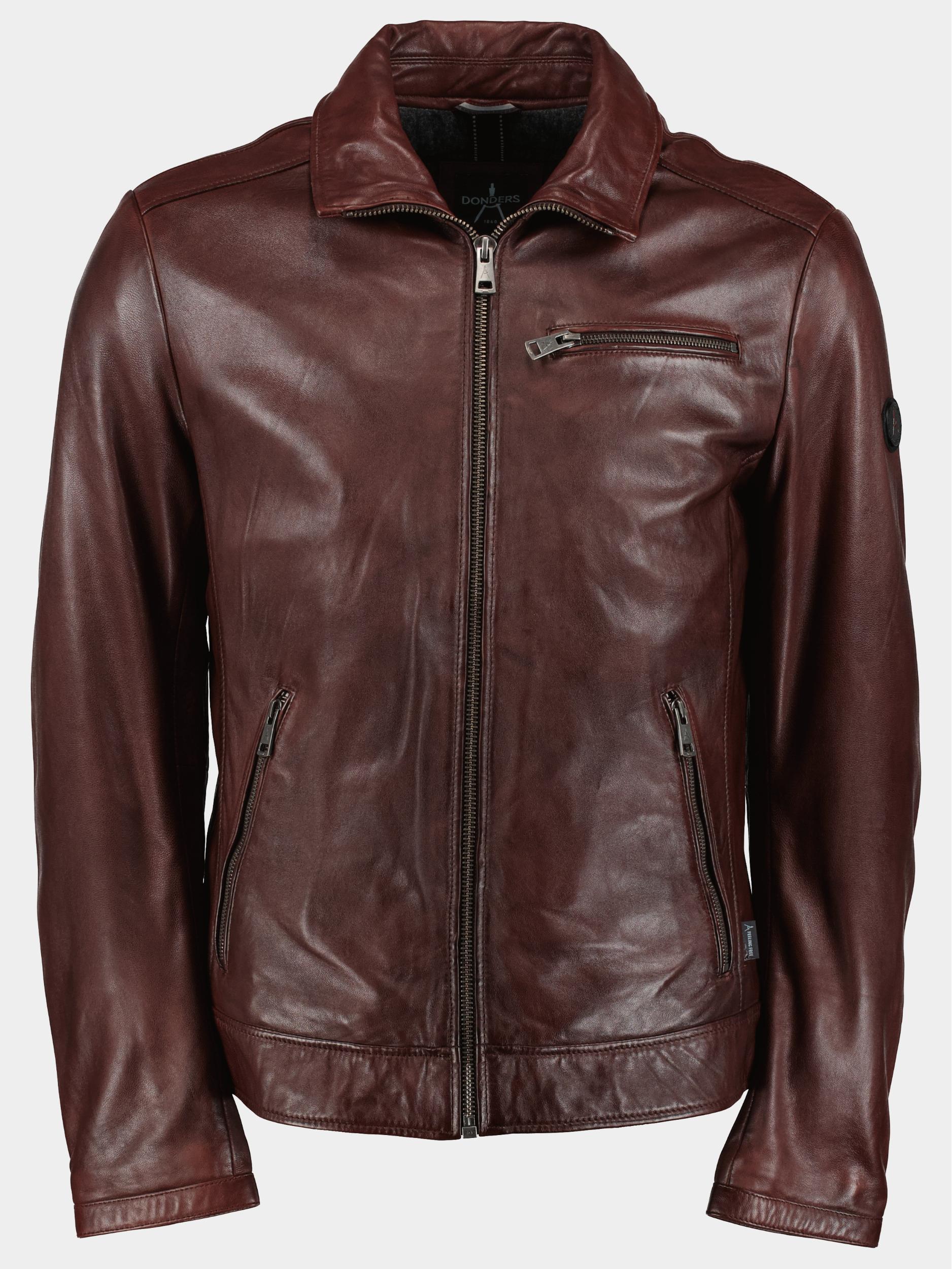 Donders 1860 Lederen Jack Bruin Leather Jacket 52434/551