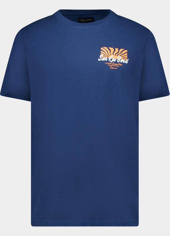 Cars Jeans T-shirt korte mouw Blauw Ritzo 62371/12