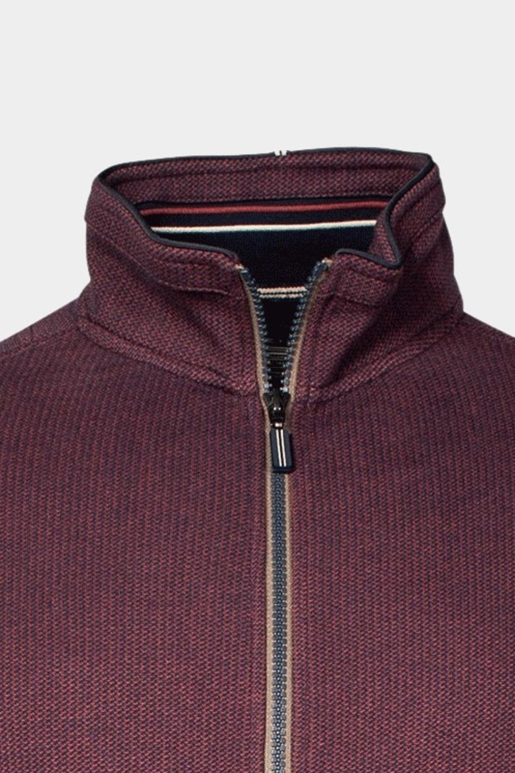 Baileys Vest Rood Sweat Cardigan Zip 322296/38