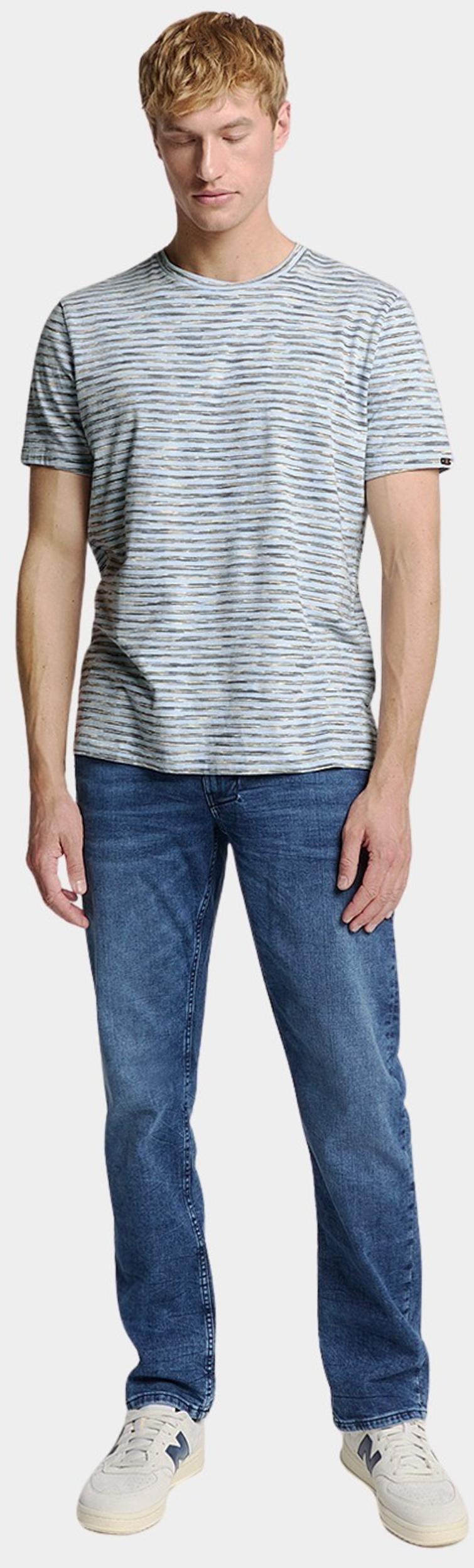 No Excess T-shirt korte mouw Blauw T-Shirt Crewneck Multi Colour 28340470/134