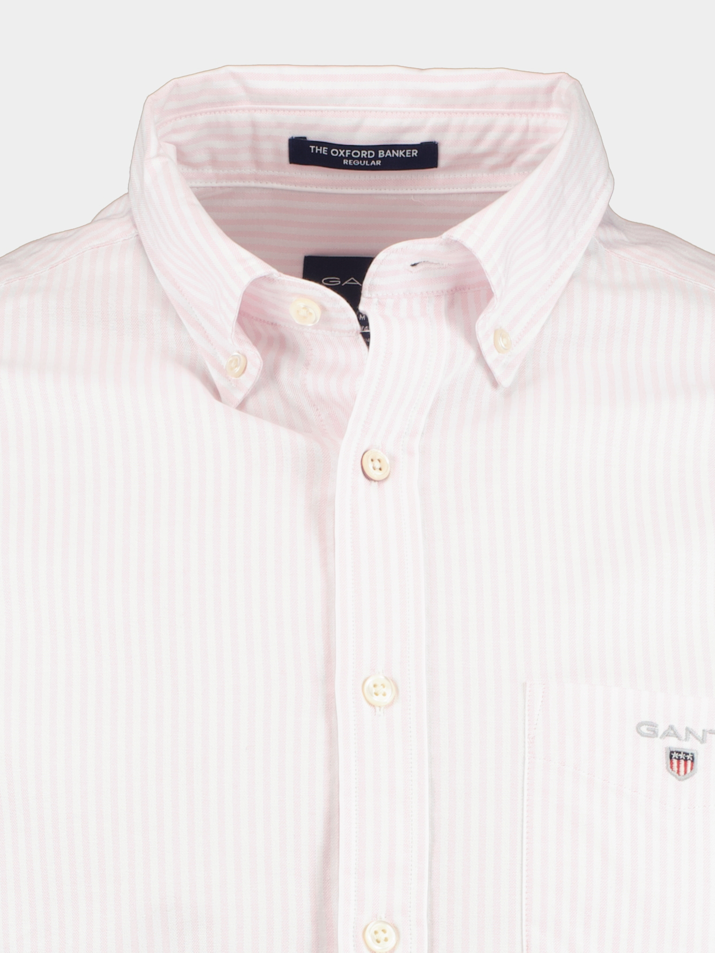 Gant Casual hemd lange mouw Roze Reg Oxford Banker BD 3056700/662