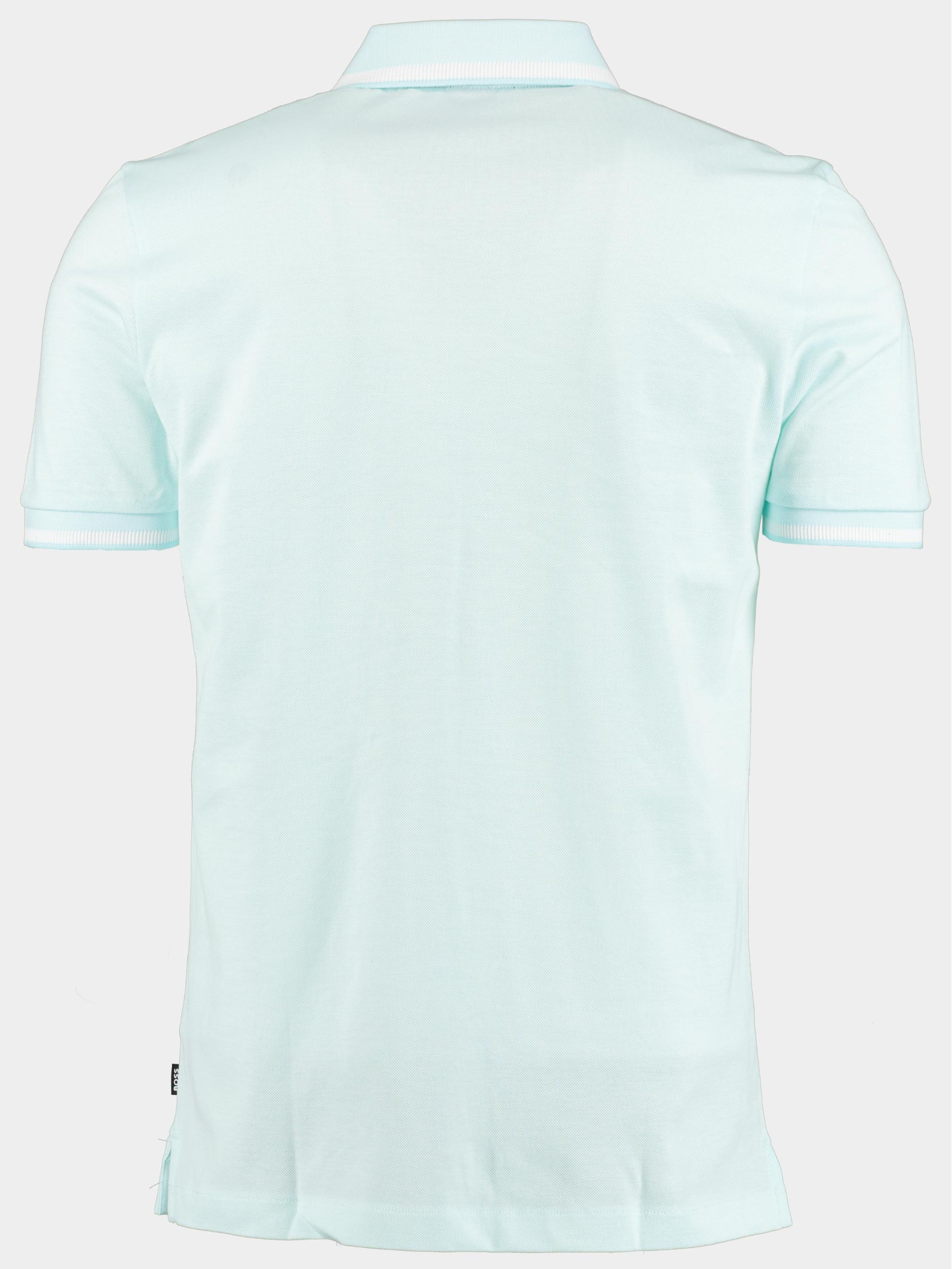 BOSS Black Polo lange mouw Groen Parlay 183 10248942 01 50486172/356