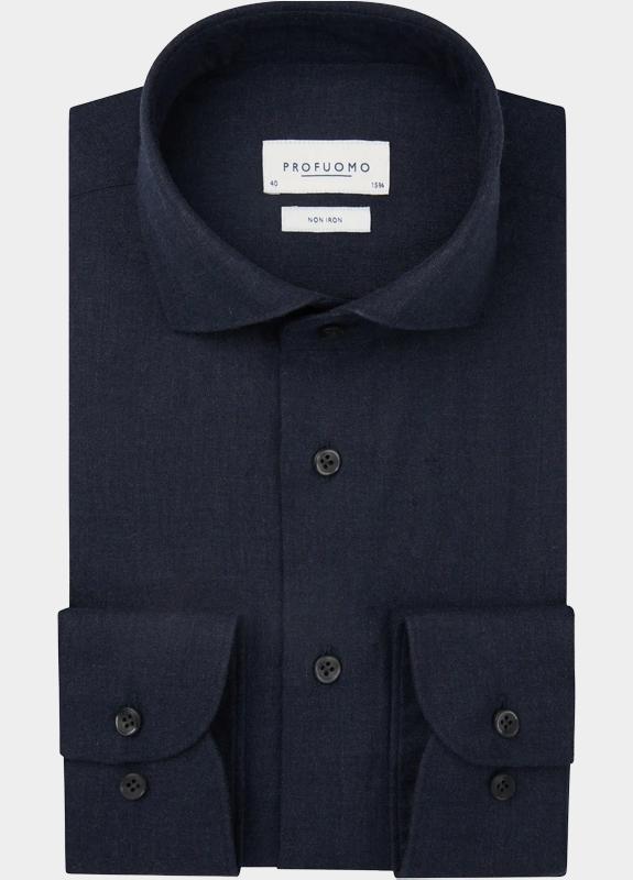 Profuomo Business hemd lange mouw Blauw  PPWH30005/C