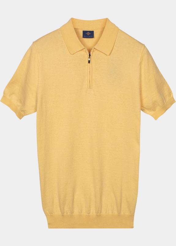 Baileys Polo heren Multi Polo knitted SS 1/2 zip 14gg 615789/22