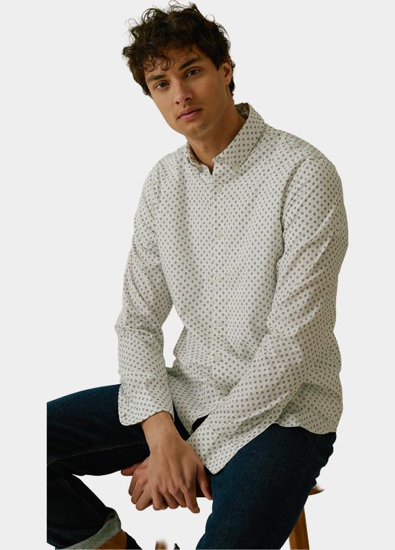 Basefield Overhemd heren Wit  219018304/105