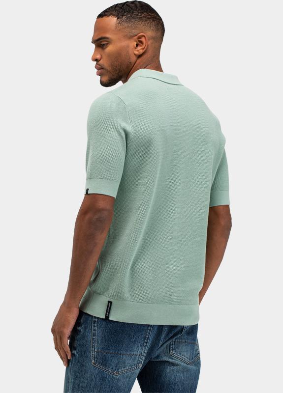 Butcher of Blue Polo korte mouw Groen Ripley M2616001/118