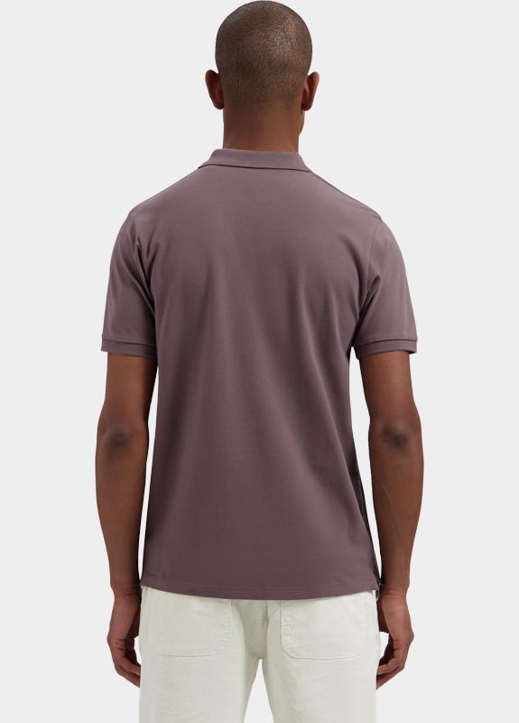 Dstrezzed Polo korte mouw Paars Bowie V-Neck Polo 240022/463