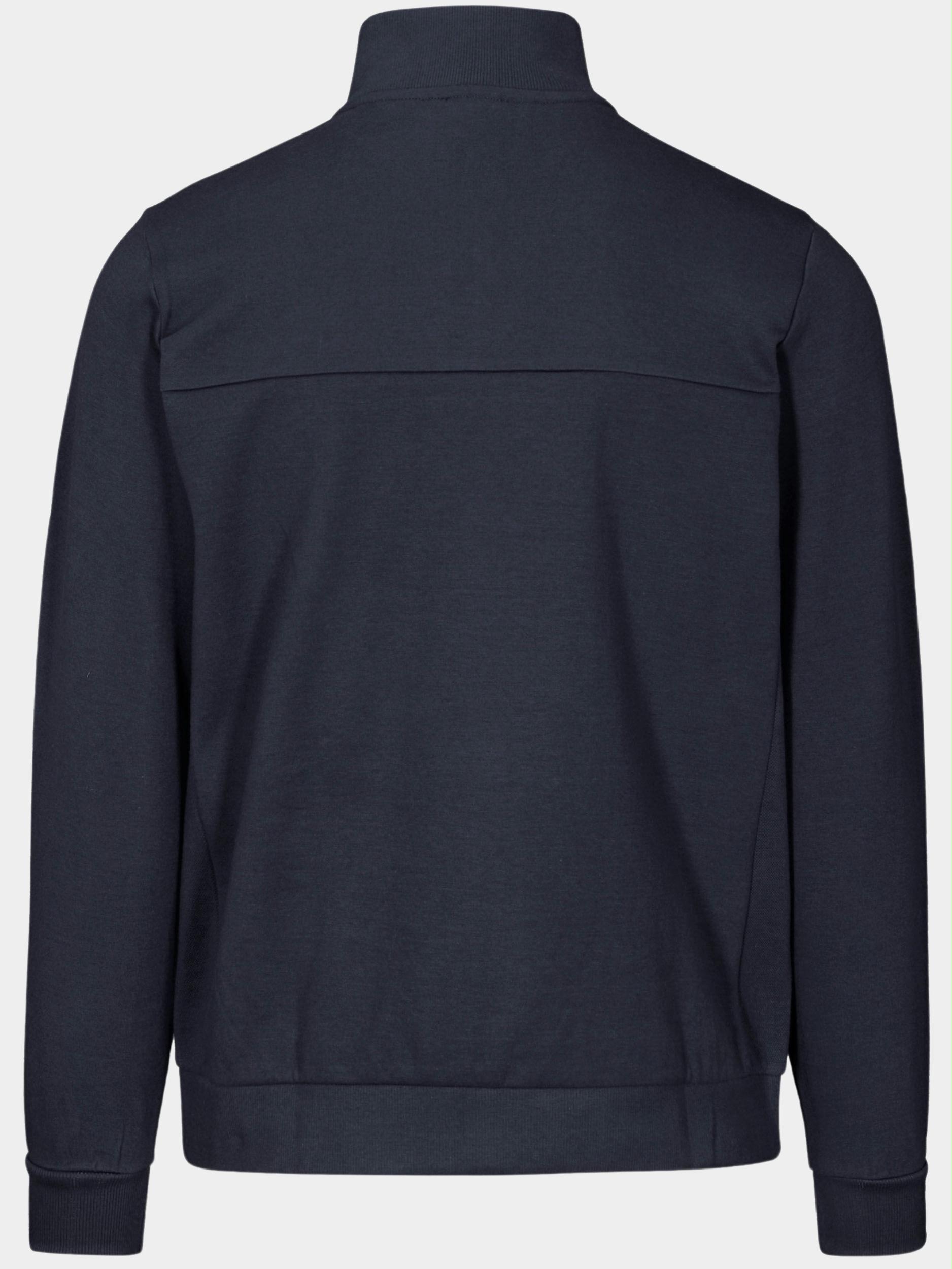 Basefield Sweater Blauw Troyer Sweatshirt 219017469/604