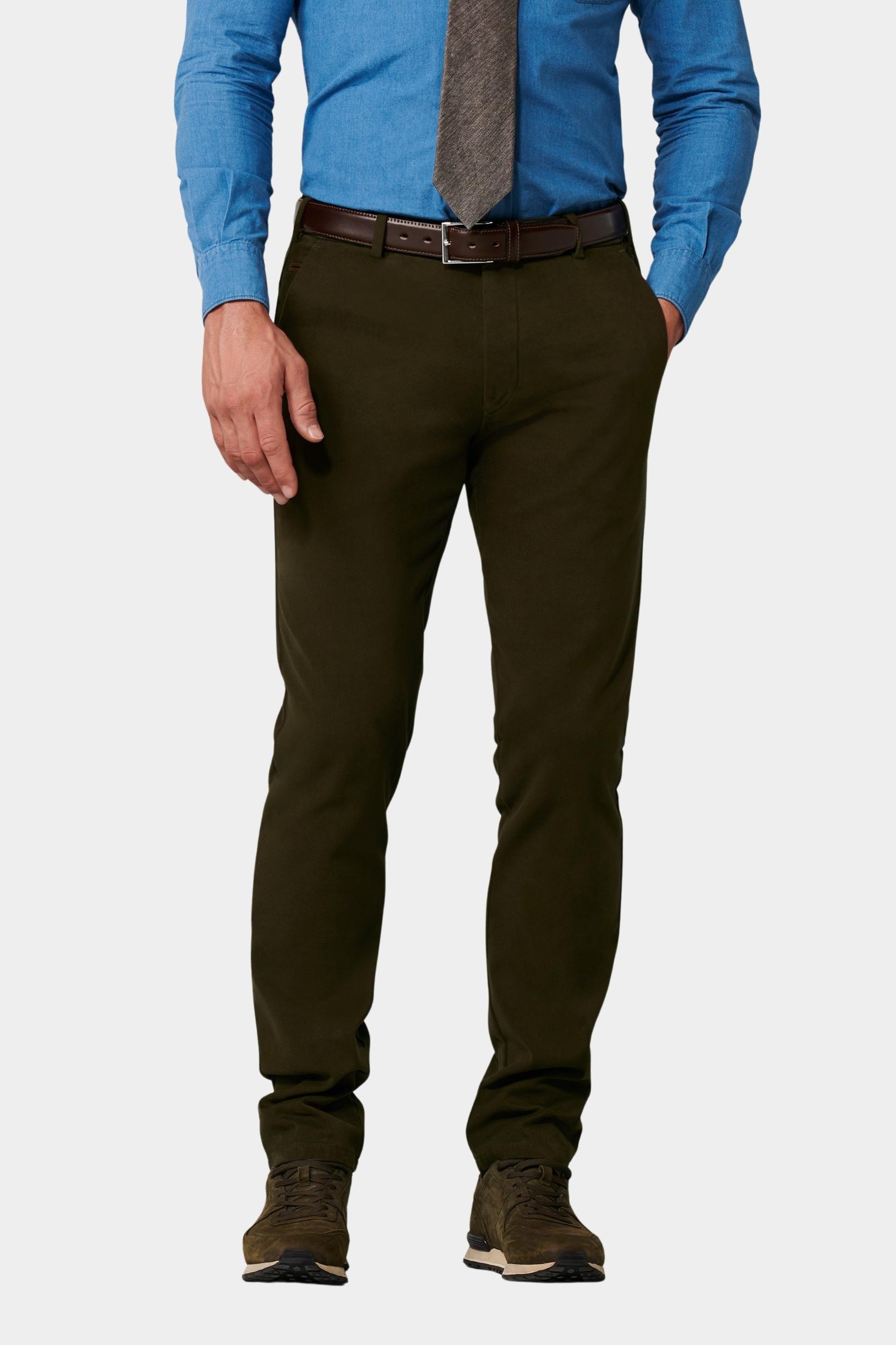 Meyer Katoenen Broek Groen BONN Art.2-8572 1022857200/29