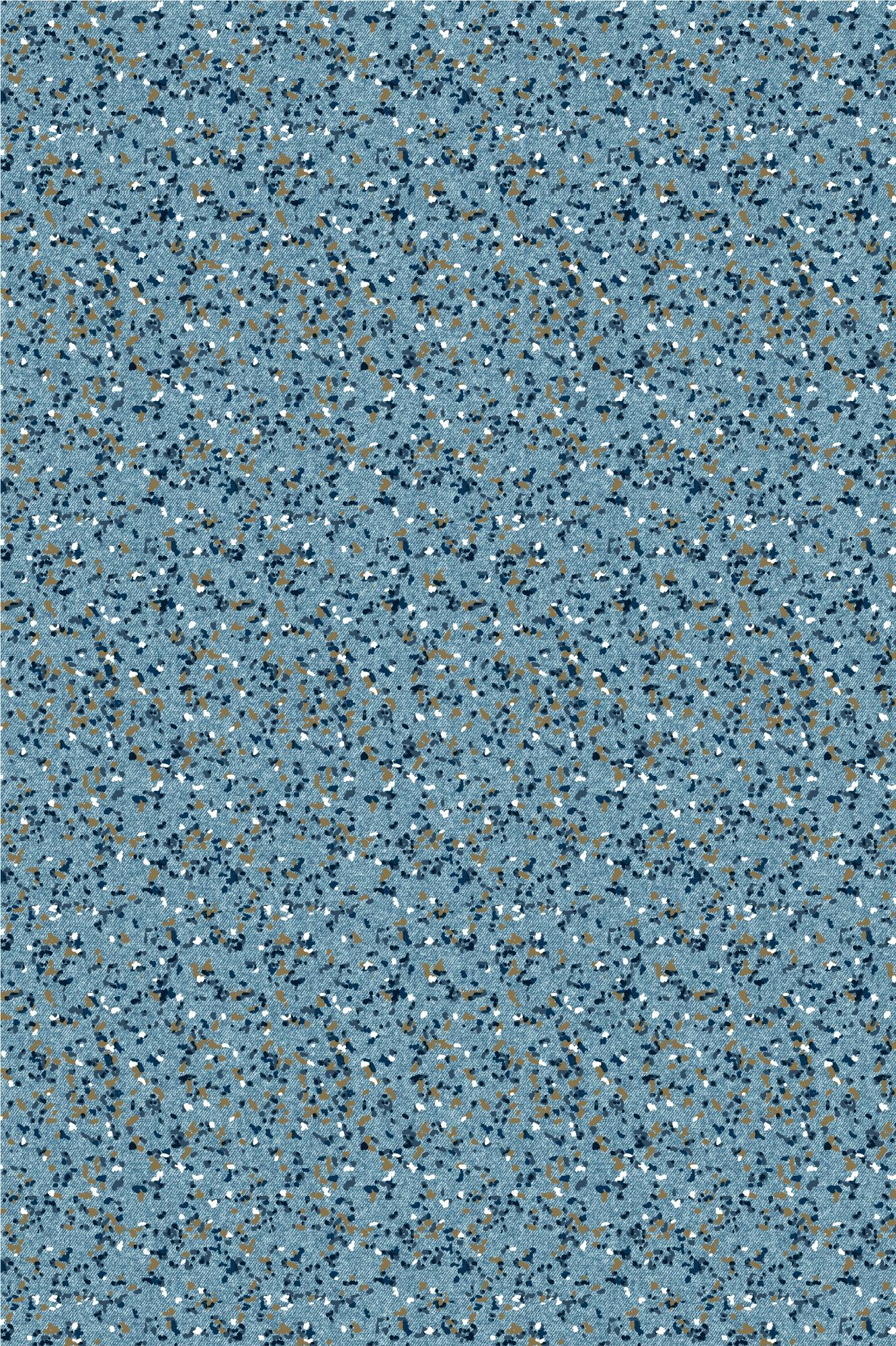 R.B. Boston Casual hemd lange mouw Blauw Regular Fit 100% Cotton 527670/635