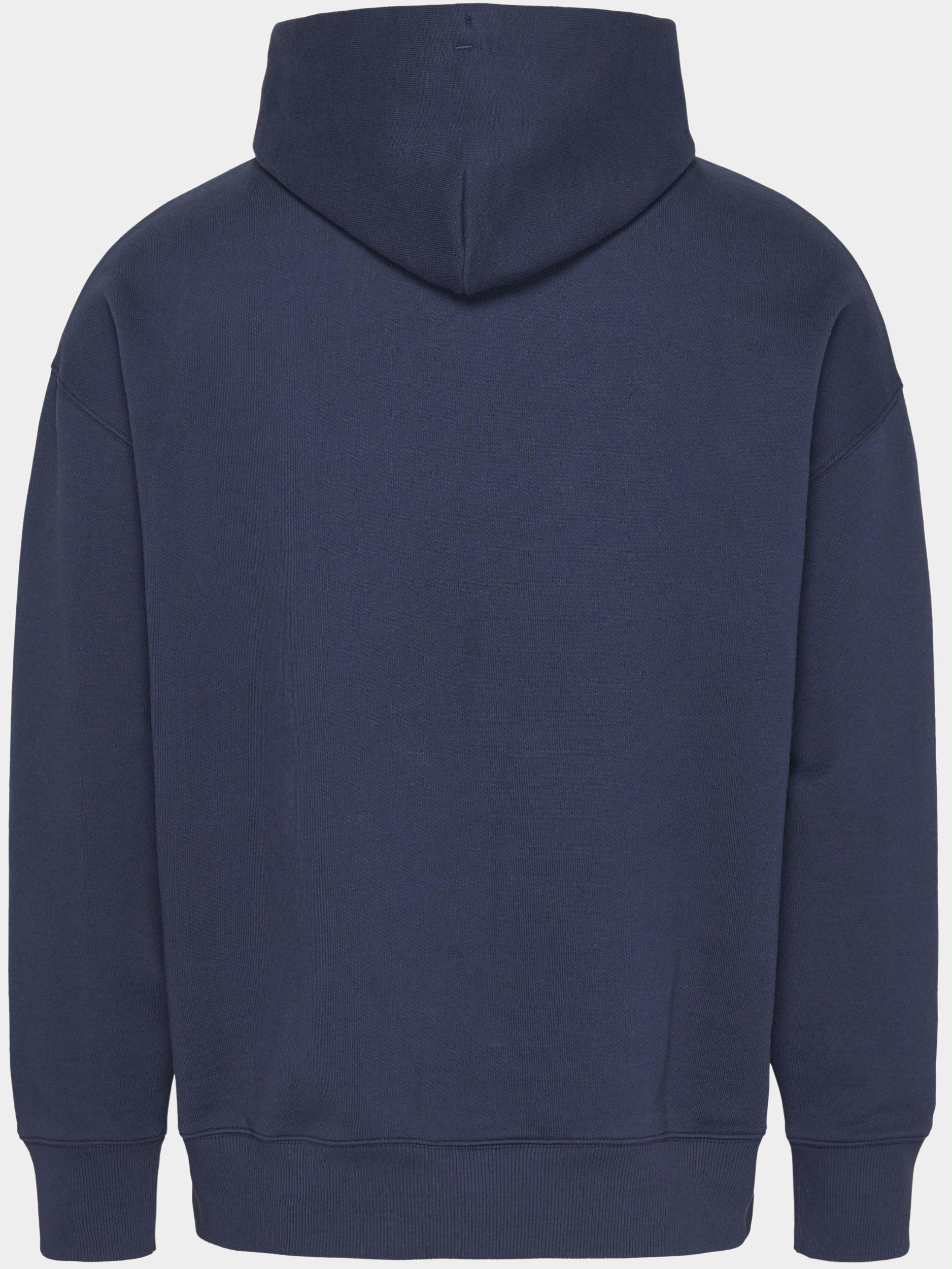 Tommy Jeans Sweater Blauw TJM tommy badge hoodie DM0DM10904/C87
