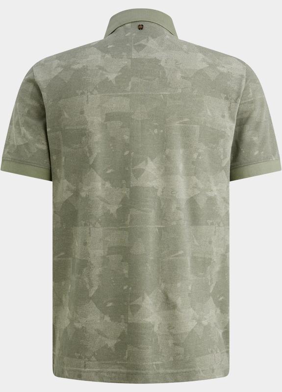 PME Legend Polo korte mouw Groen Short sleeve polo printed two PPSS2604851/6123