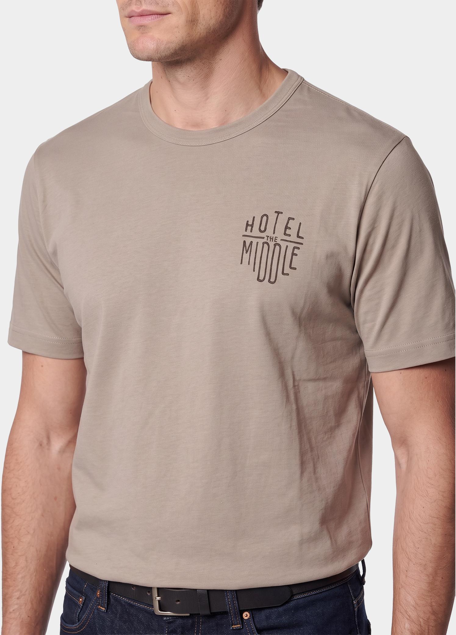 Basefield T-shirt heren Beige  219018847/247