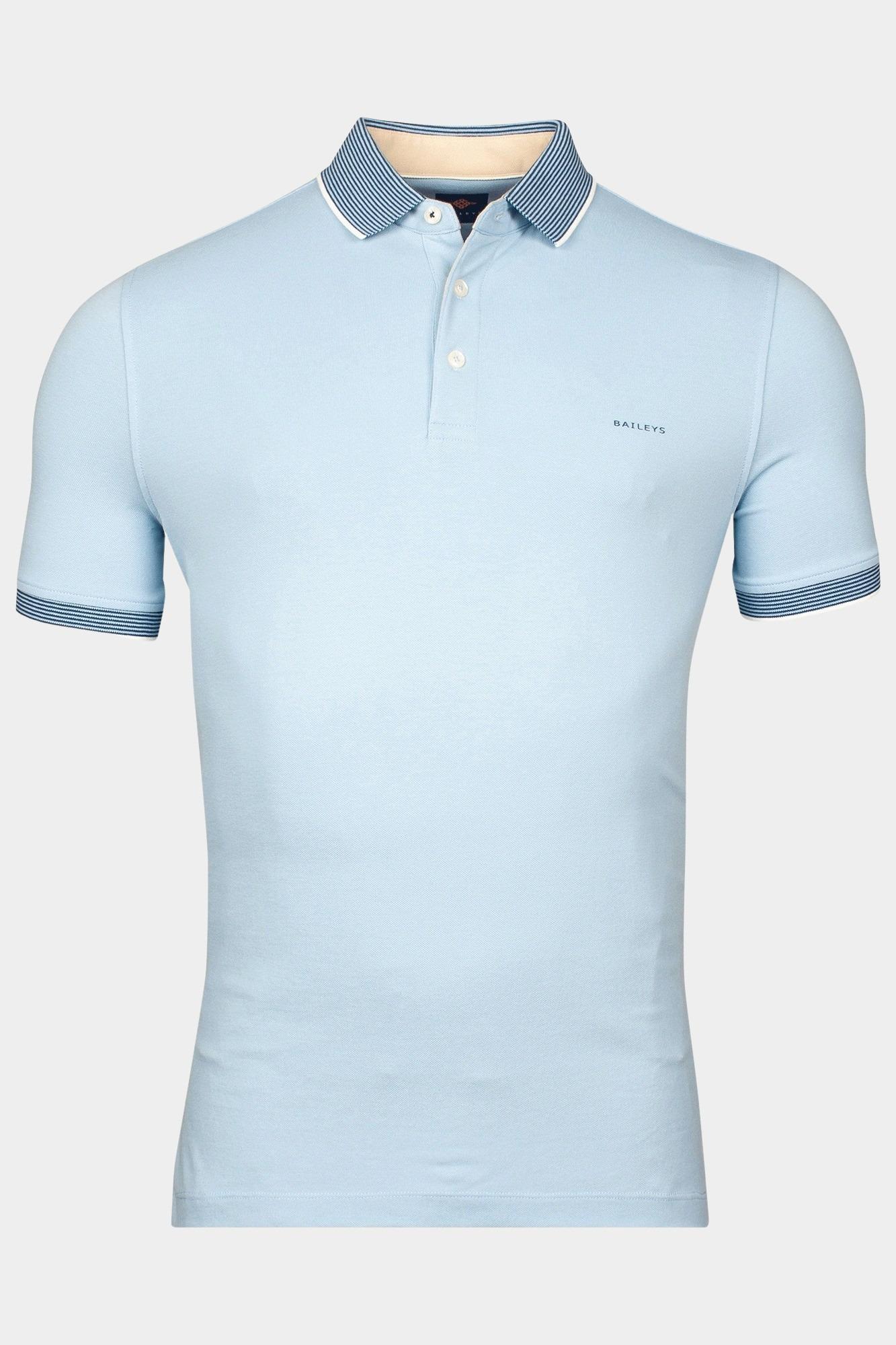 Baileys Polo korte mouw Blauw Poloshirt Solid Pique 515236/62