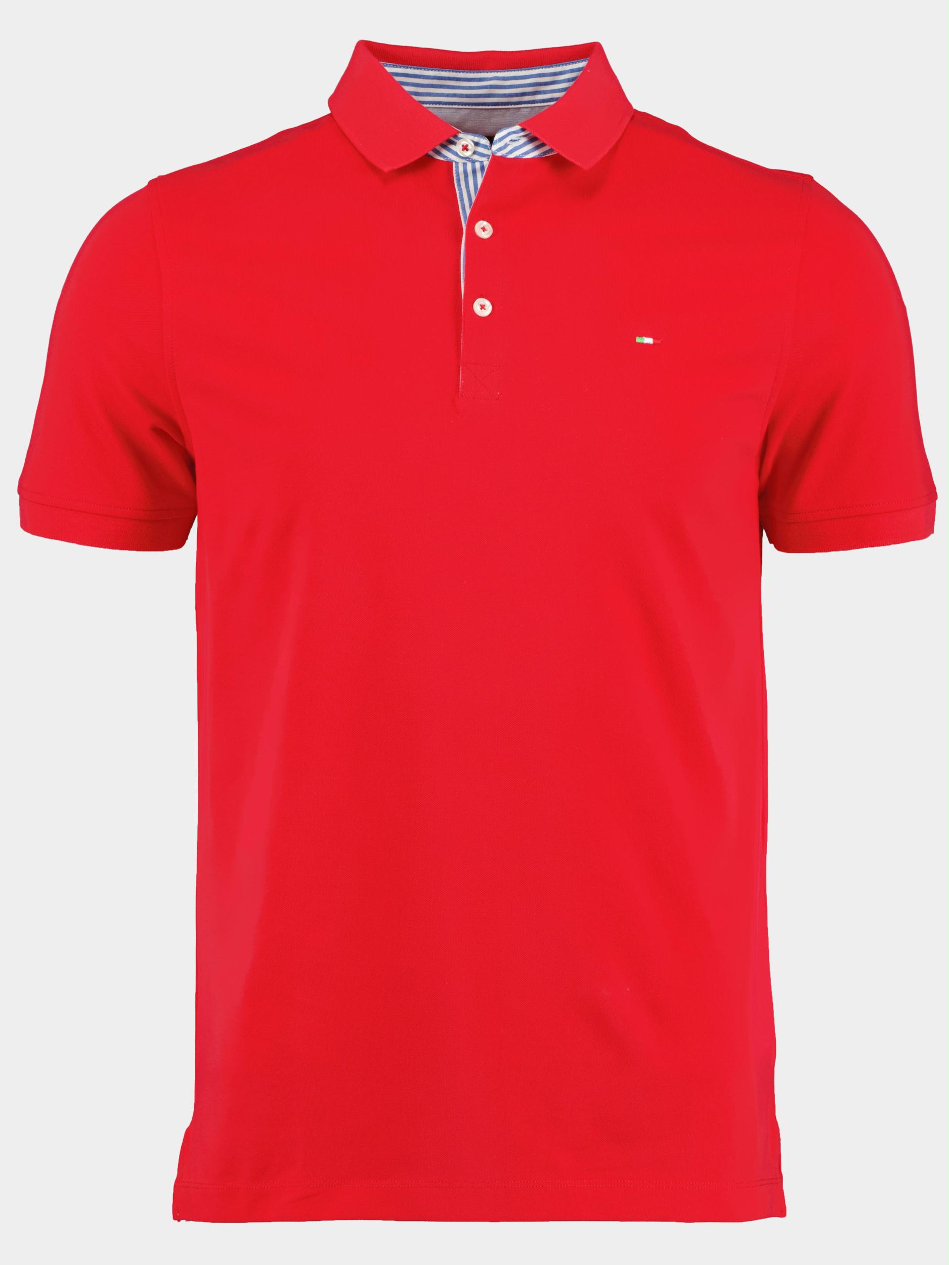 Portofino Polo korte mouw Rood PRTF-