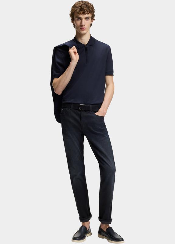 BOSS Black Katoenen 5-Pocket Blauw P-Delaware 10251320 04 50555207/406