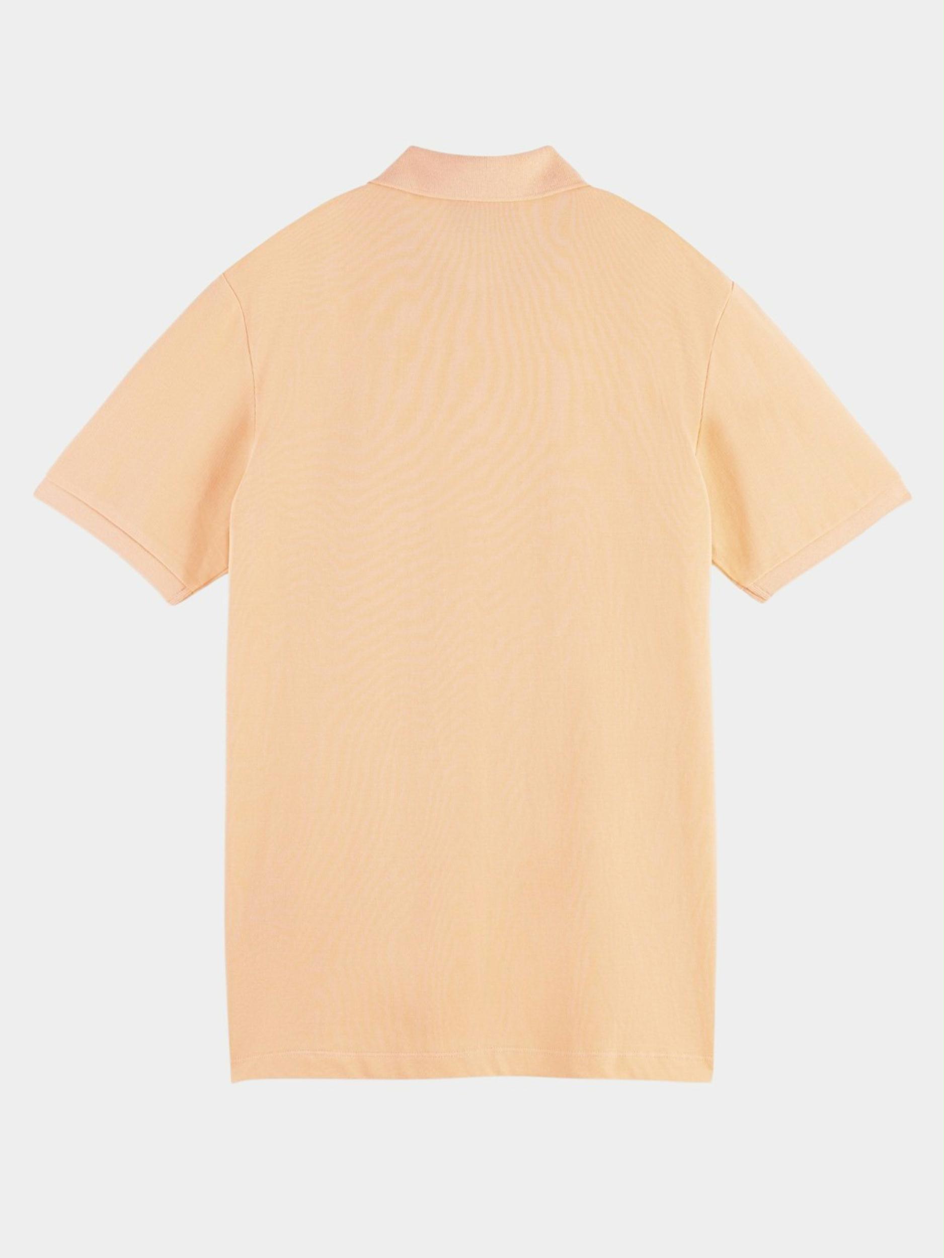 Scotch & Soda Polo korte mouw Roze Classic pique polo in Organic 166080/1199