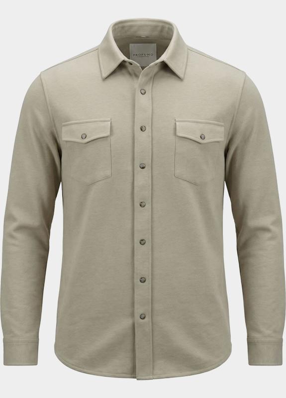 Profuomo Overshirt Beige  PPXF10001/B