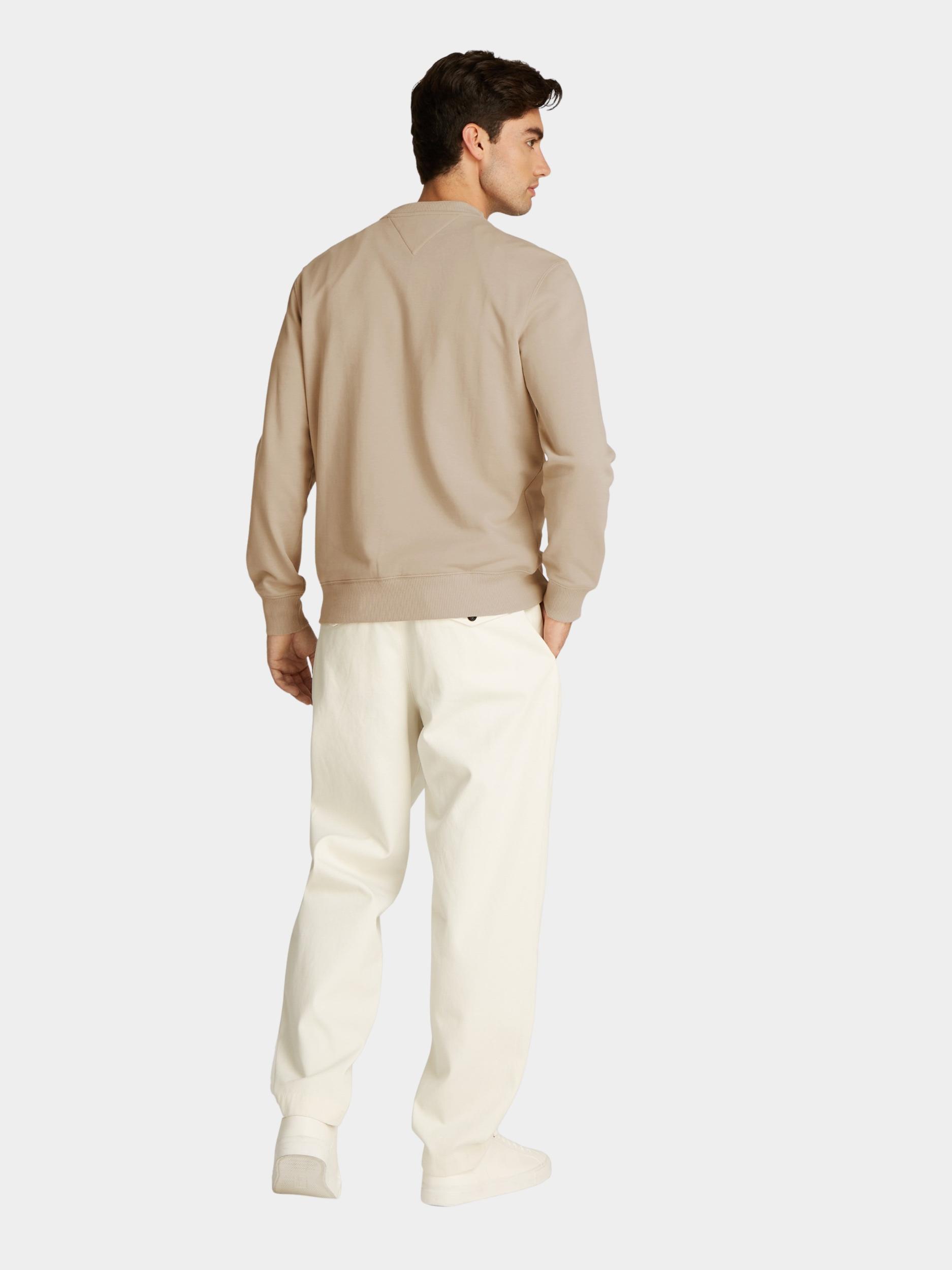 Tommy Hilfiger Pullover Beige Essential Terry Crewneck MW0MW37237/RBT