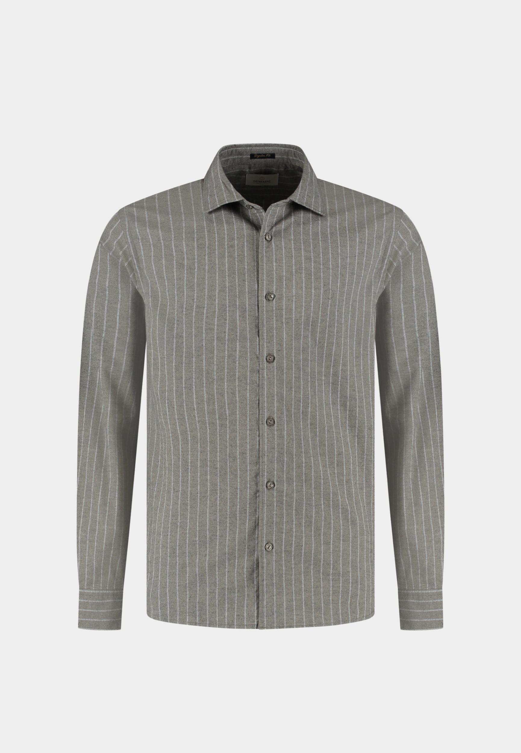 Dstrezzed Casual hemd lange mouw Groen DS_Anthony Shirt 303876-AW25/276