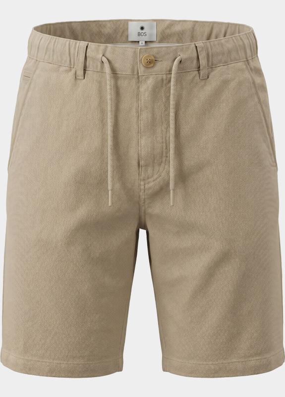 Bos Korte Broek heren Beige Ferdinand Structure Chino Sho 26109FE06BO/2501