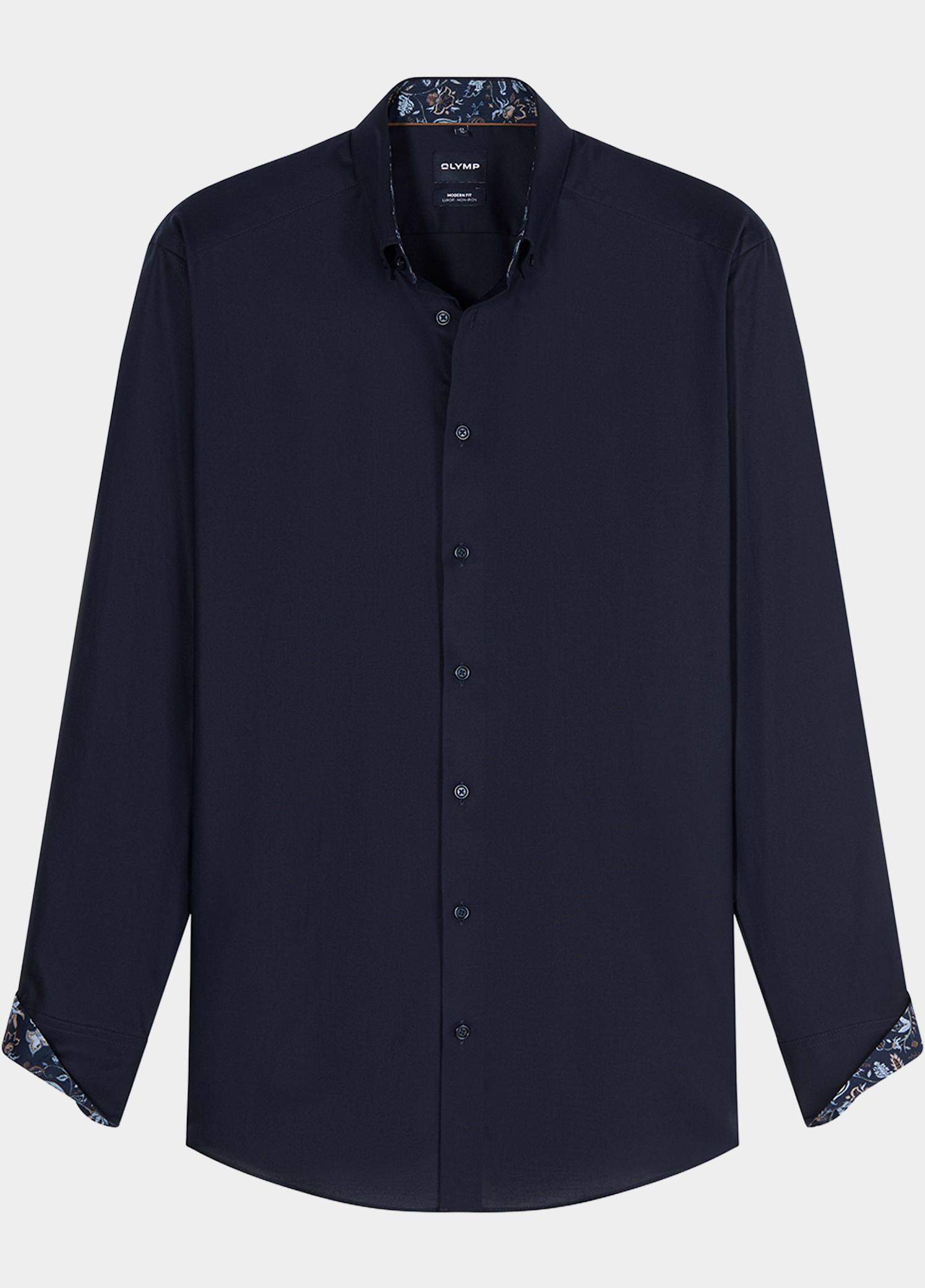 Olymp Zakelijk overhemd heren Blauw Luxor mf D.3174 o.T. 138024/18