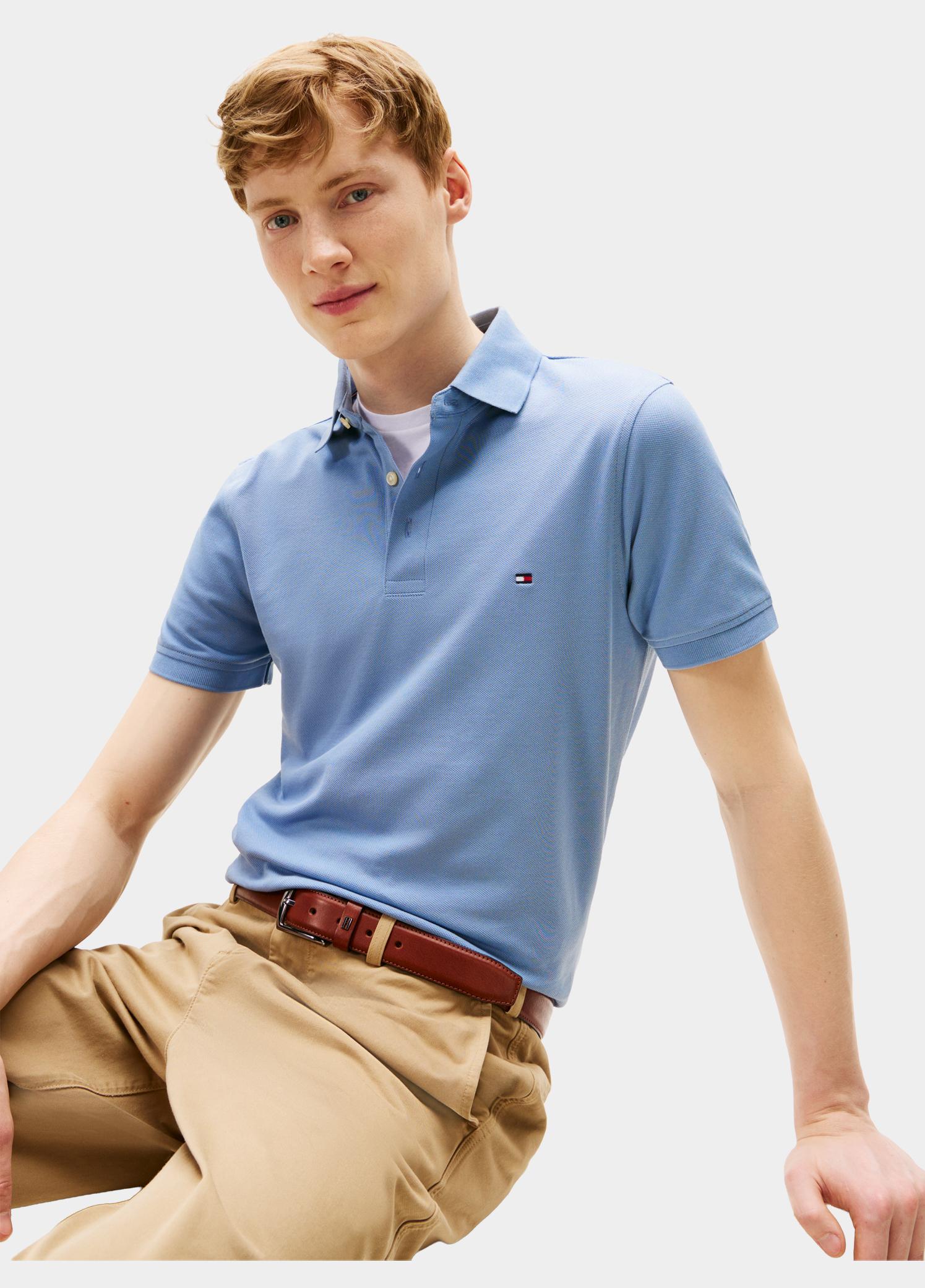 Tommy Hilfiger Polo heren Blauw 1985 Slim Polo MW0MW17771/C2B