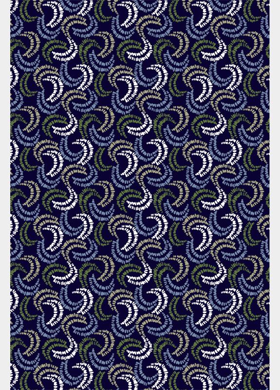 R.B. Boston Casual hemd lange mouw Groen Regular Fit Cotton 427670/706