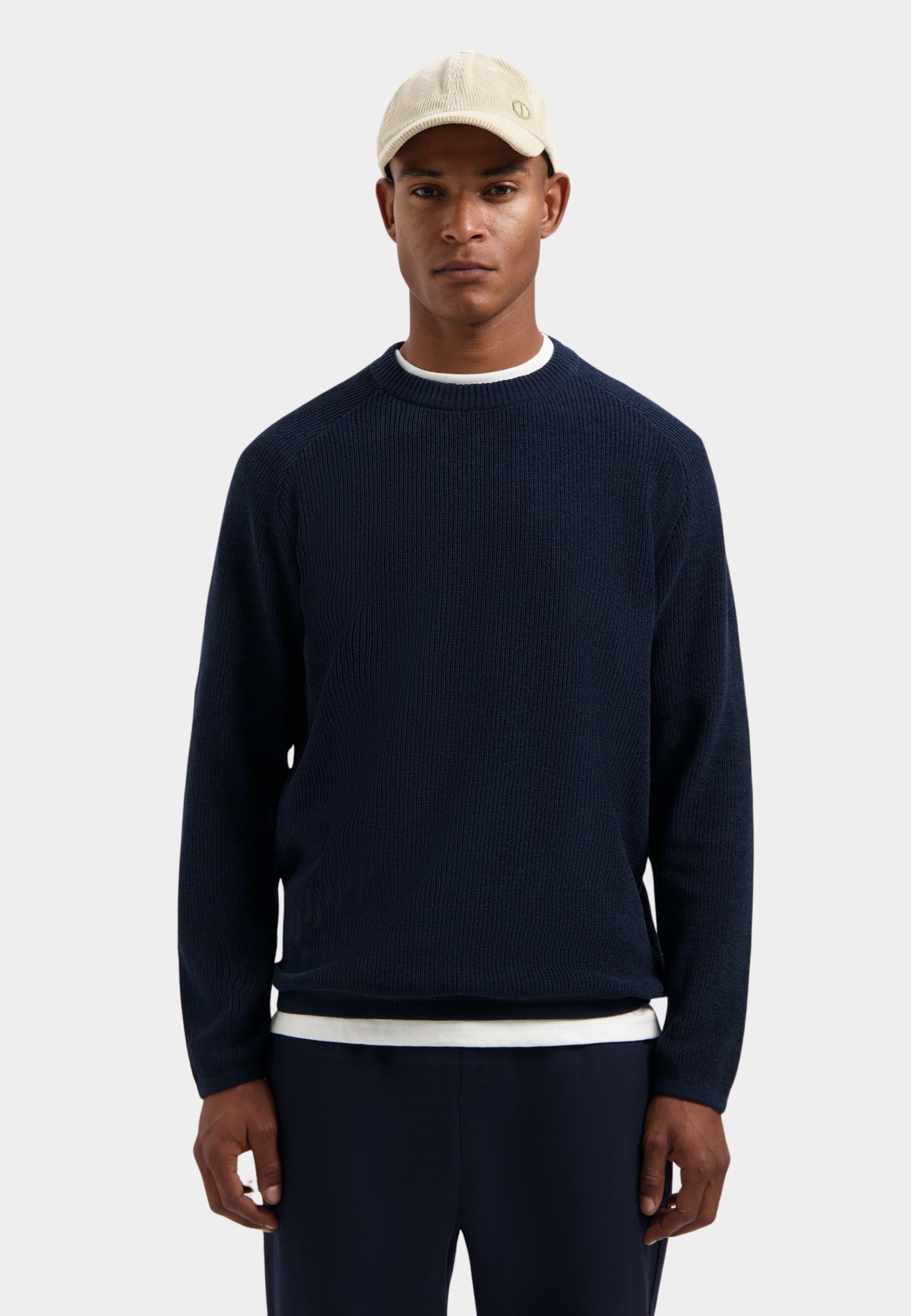 Dstrezzed Pullover Blauw DS_Chenille Crewneck 405722-SMO/649
