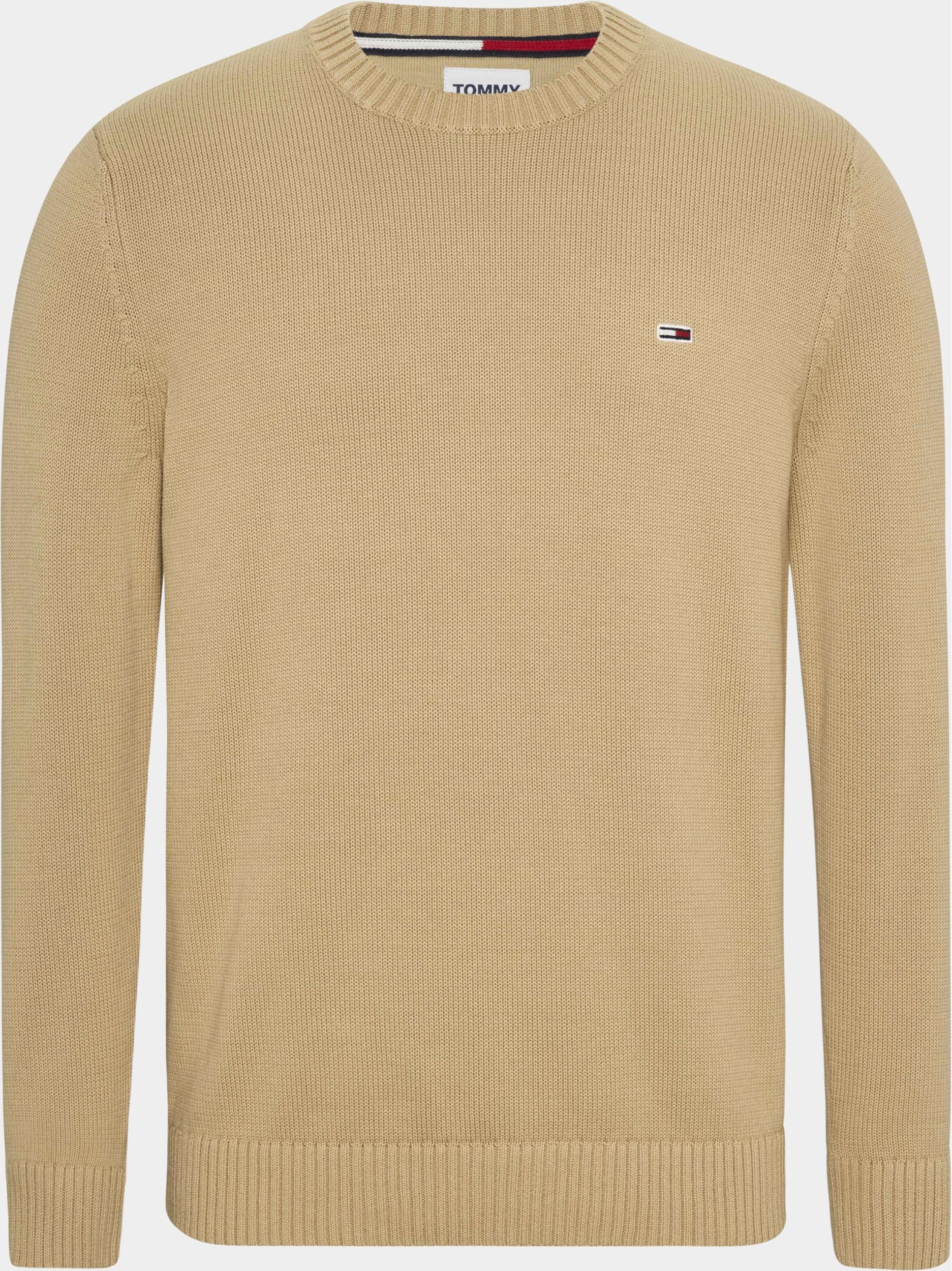 Tommy Jeans Pullover Beige TJM Essential Crew Neck Sweate DM0DM11856/AB0