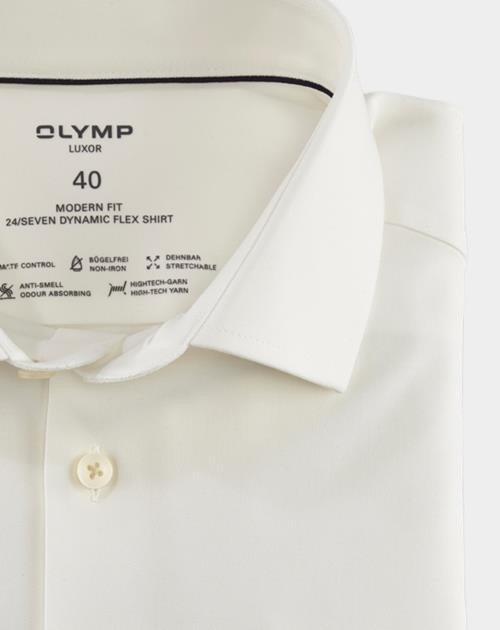 Olymp Business hemd korte mouw Beige 1230/22 Hemden 123022/20