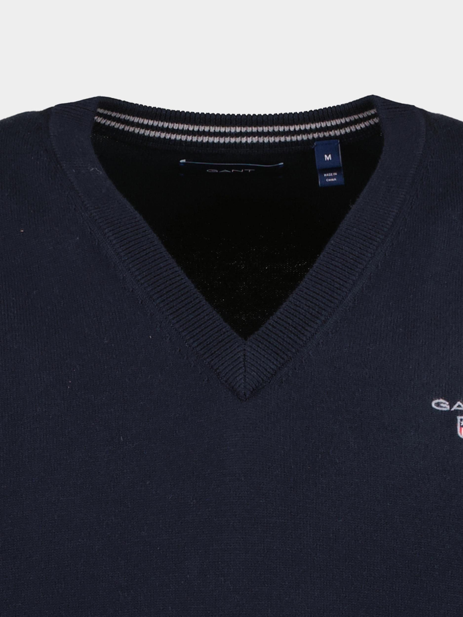 Gant Spencer Blauw Classic cotton slipover 8030550/433