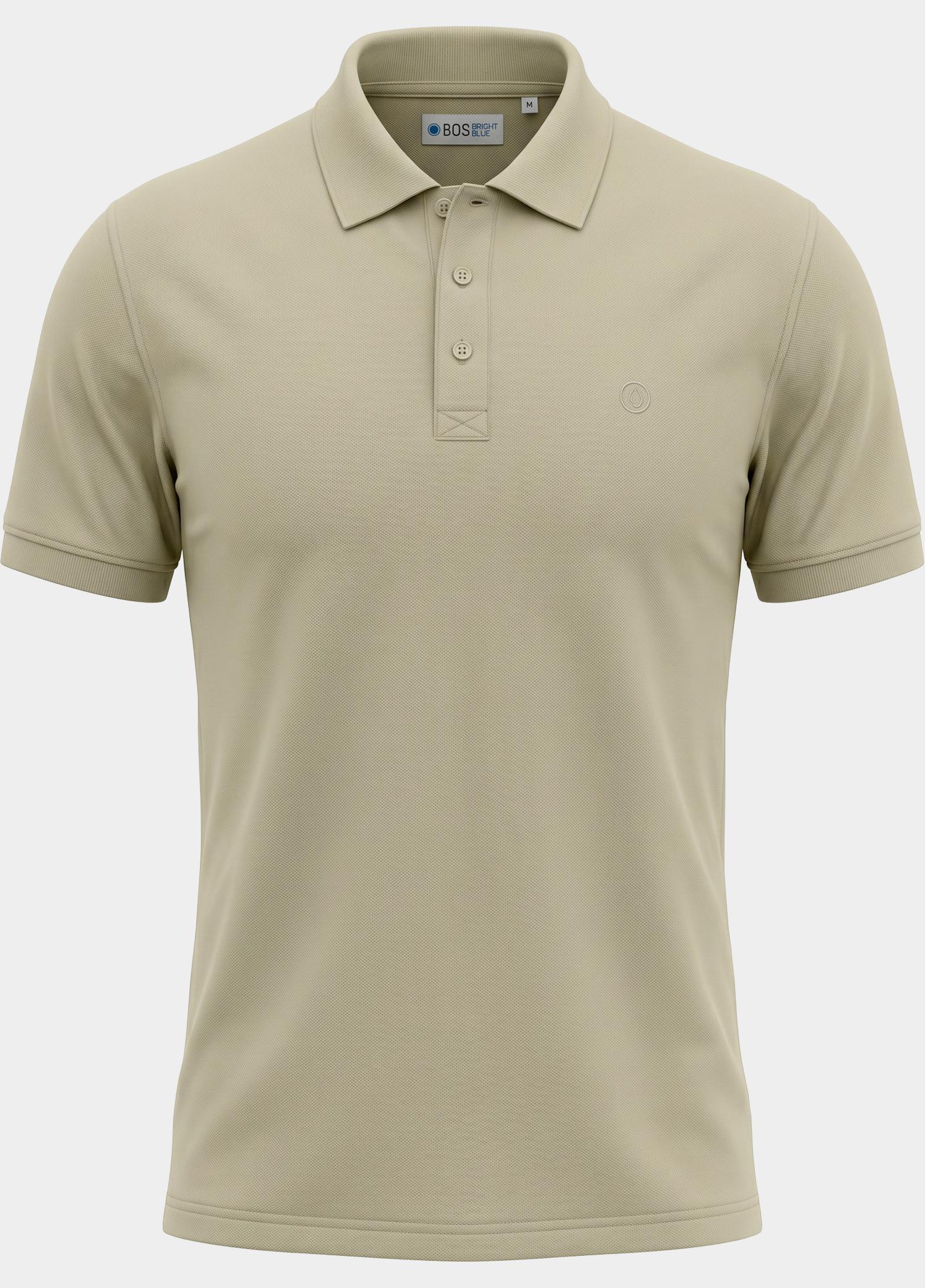Bos Polo heren Beige New-Lobra F0001371.8565/1020