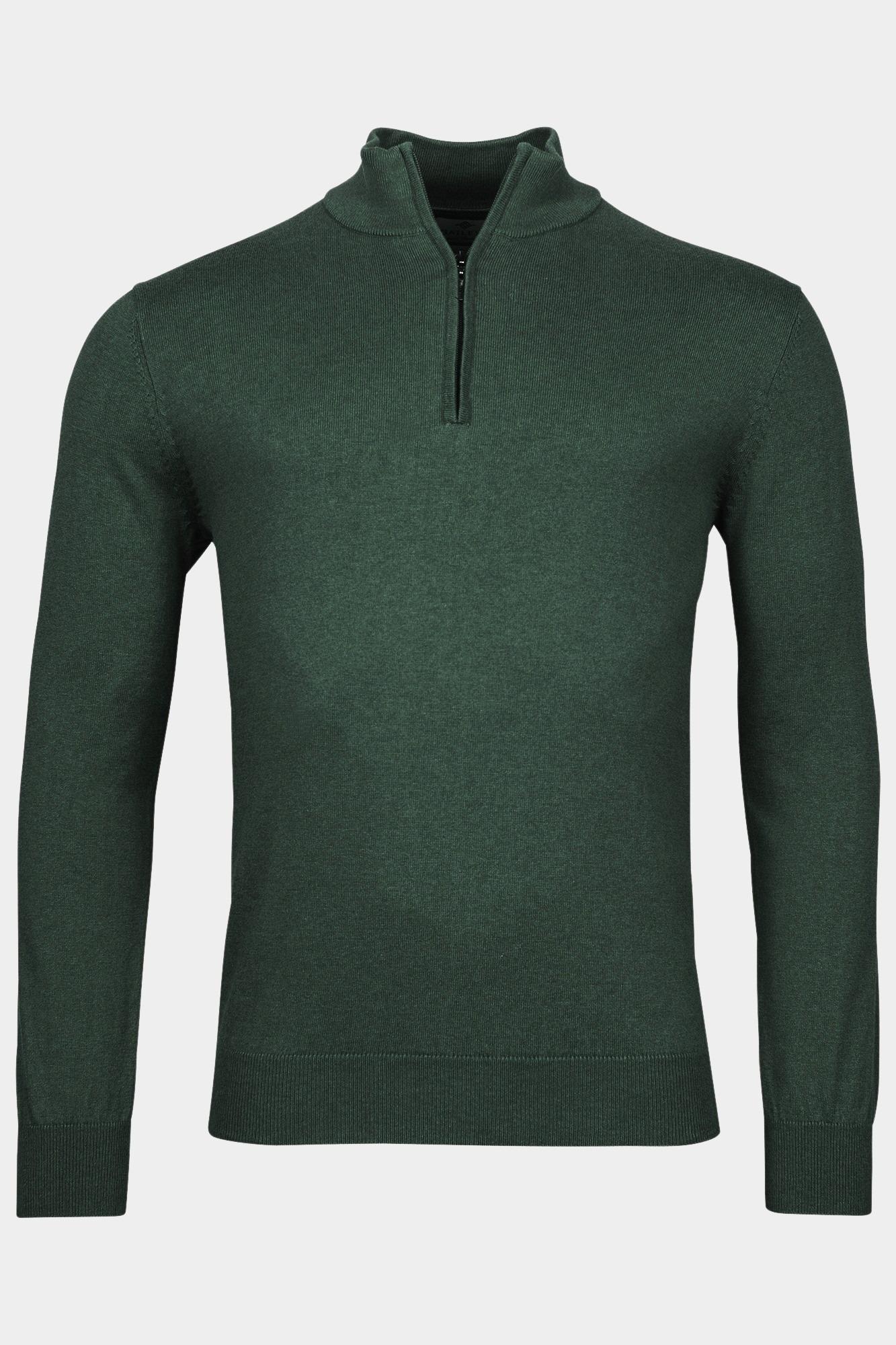 Baileys Half Zip Groen Pullover 1/2 zip  12gg single 328400/795