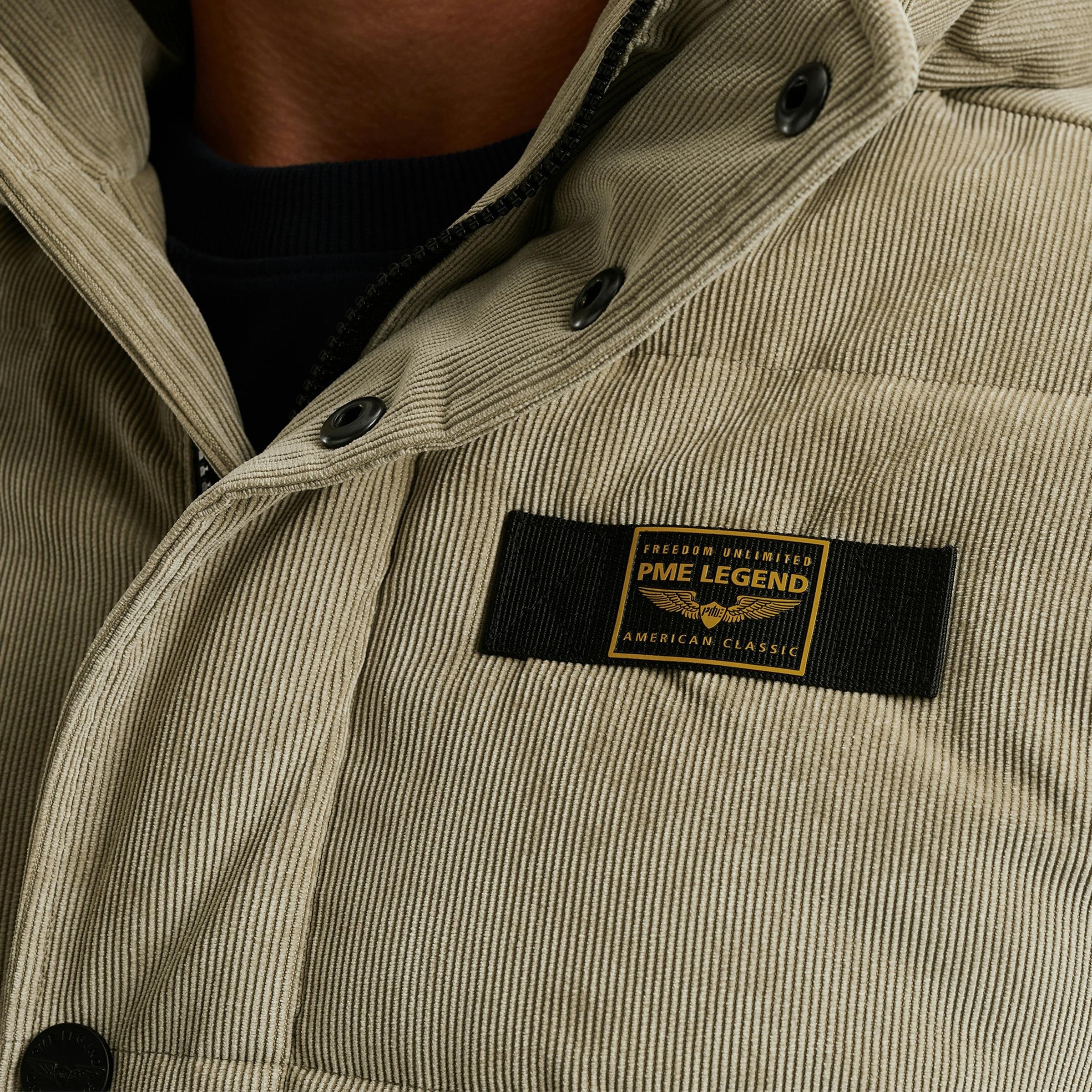 PME Legend Winterjack Beige Semi long jacket GOBBLER Clea PJA2508104/8011