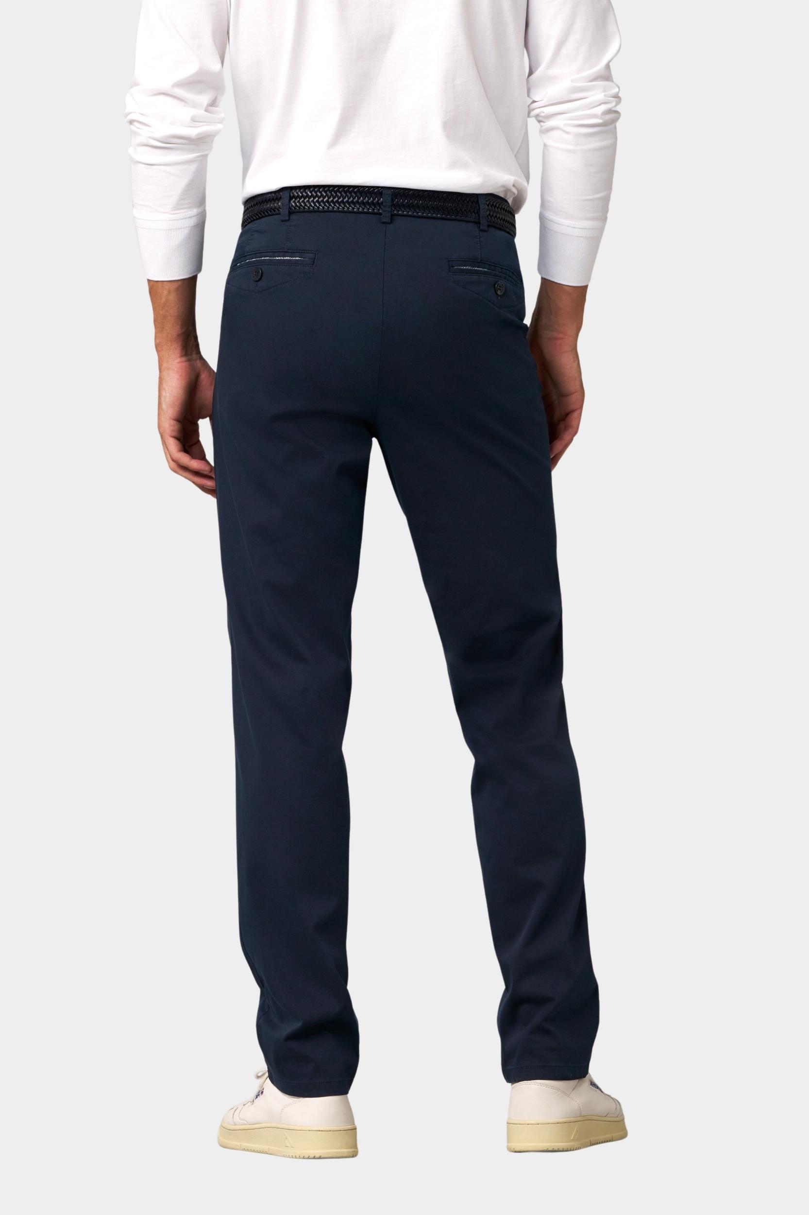 Meyer Katoenen Broek Blauw CHICAGO Art.1-5060 3321506000/18