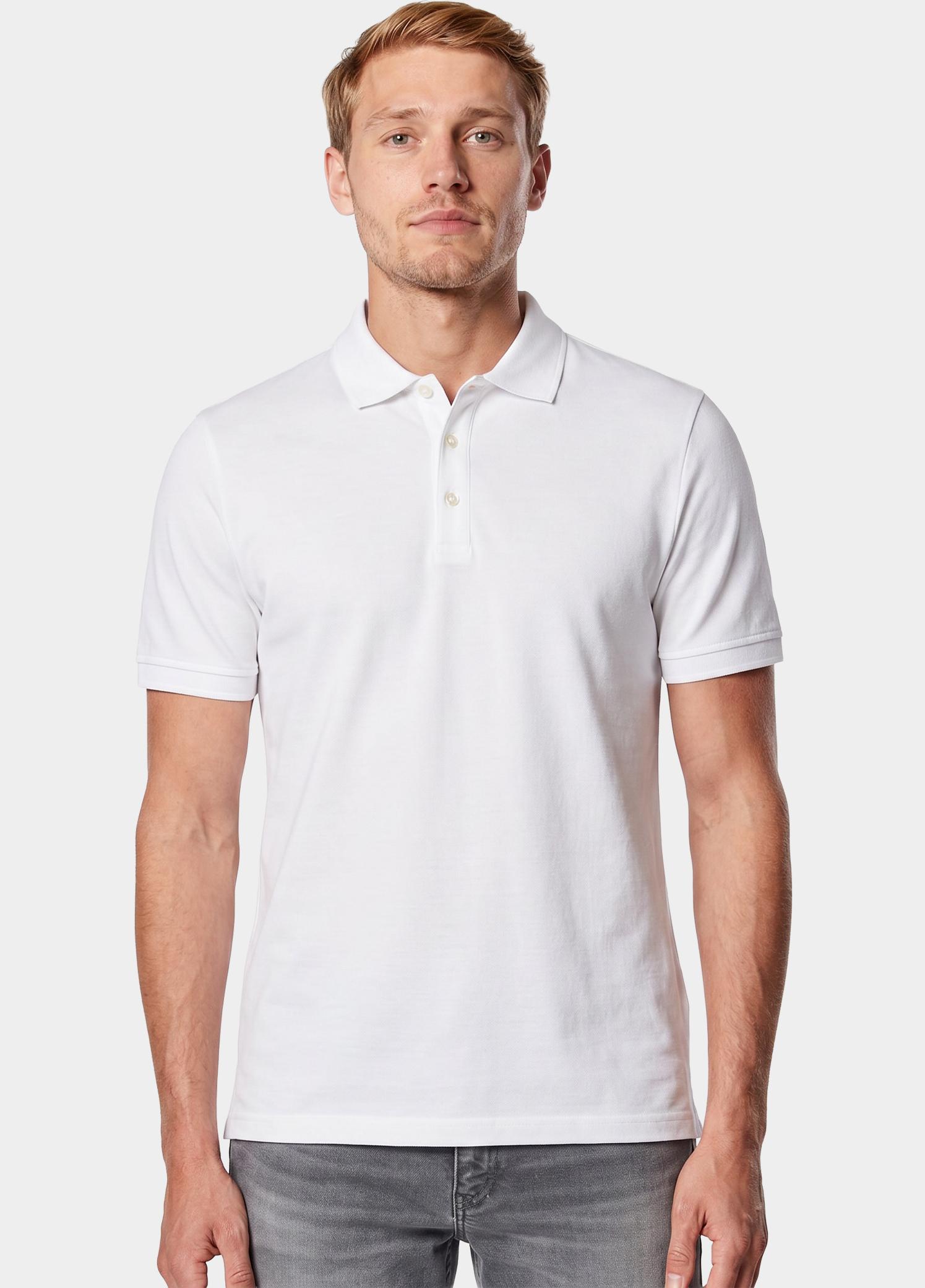 Born With Appetite Polo heren Wit Arto Polo BWA25108AR22/100 white
