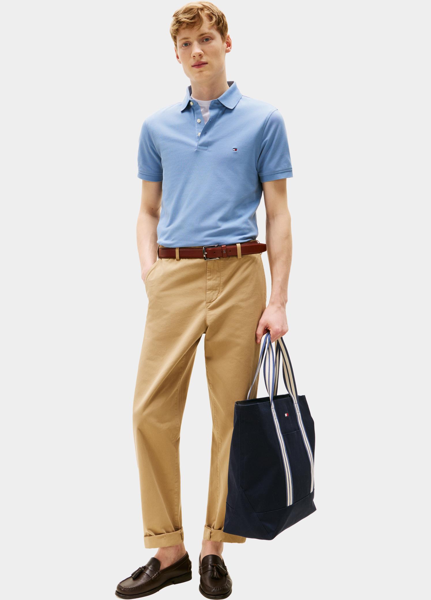 Tommy Hilfiger Polo heren Blauw 1985 Slim Polo MW0MW17771/C2B