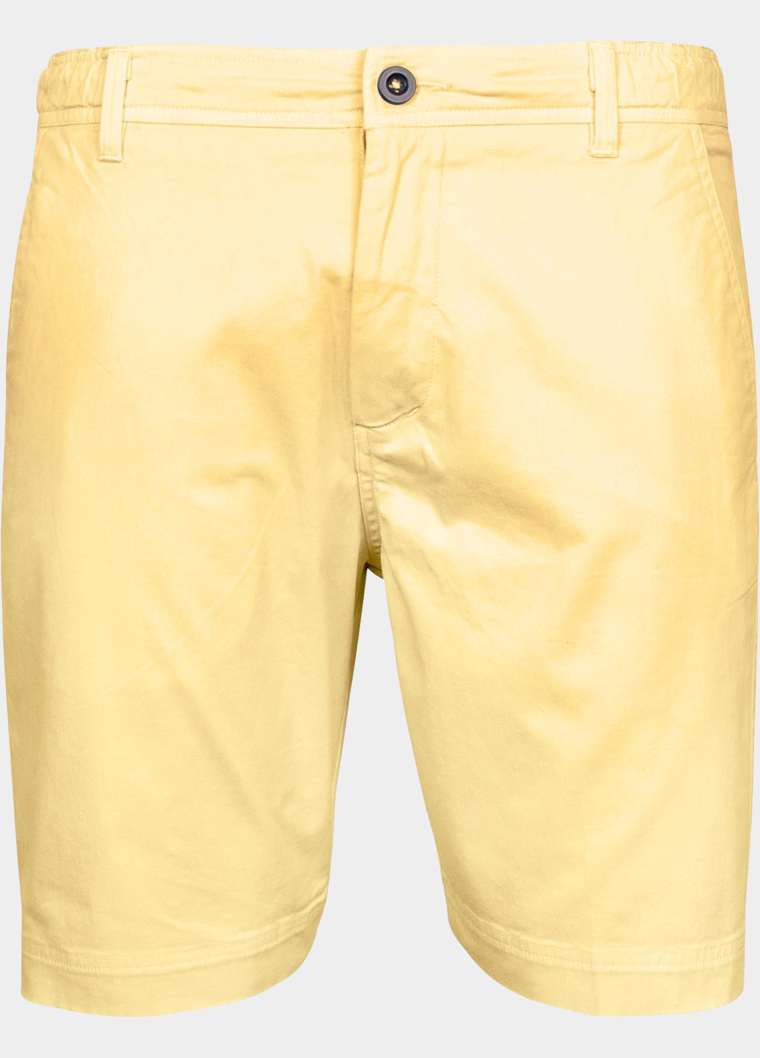 Giordano Korte Broek heren Geel Porter Short (elastic in wais 411117/21