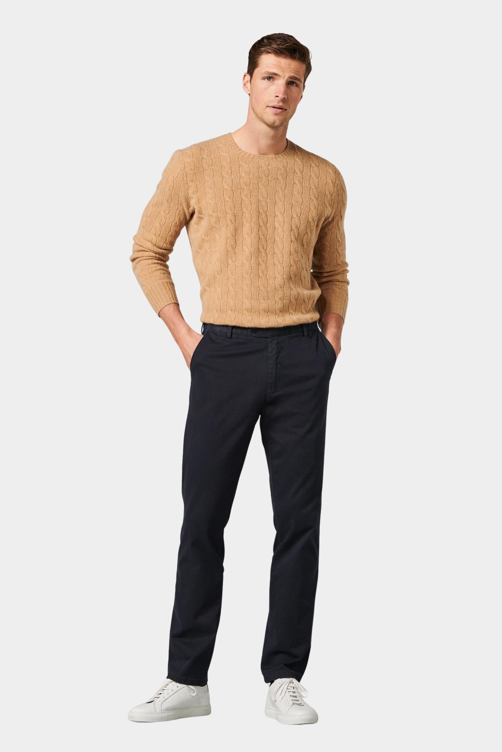 Meyer Chino Blauw Oslo 9-316 2230931600/18